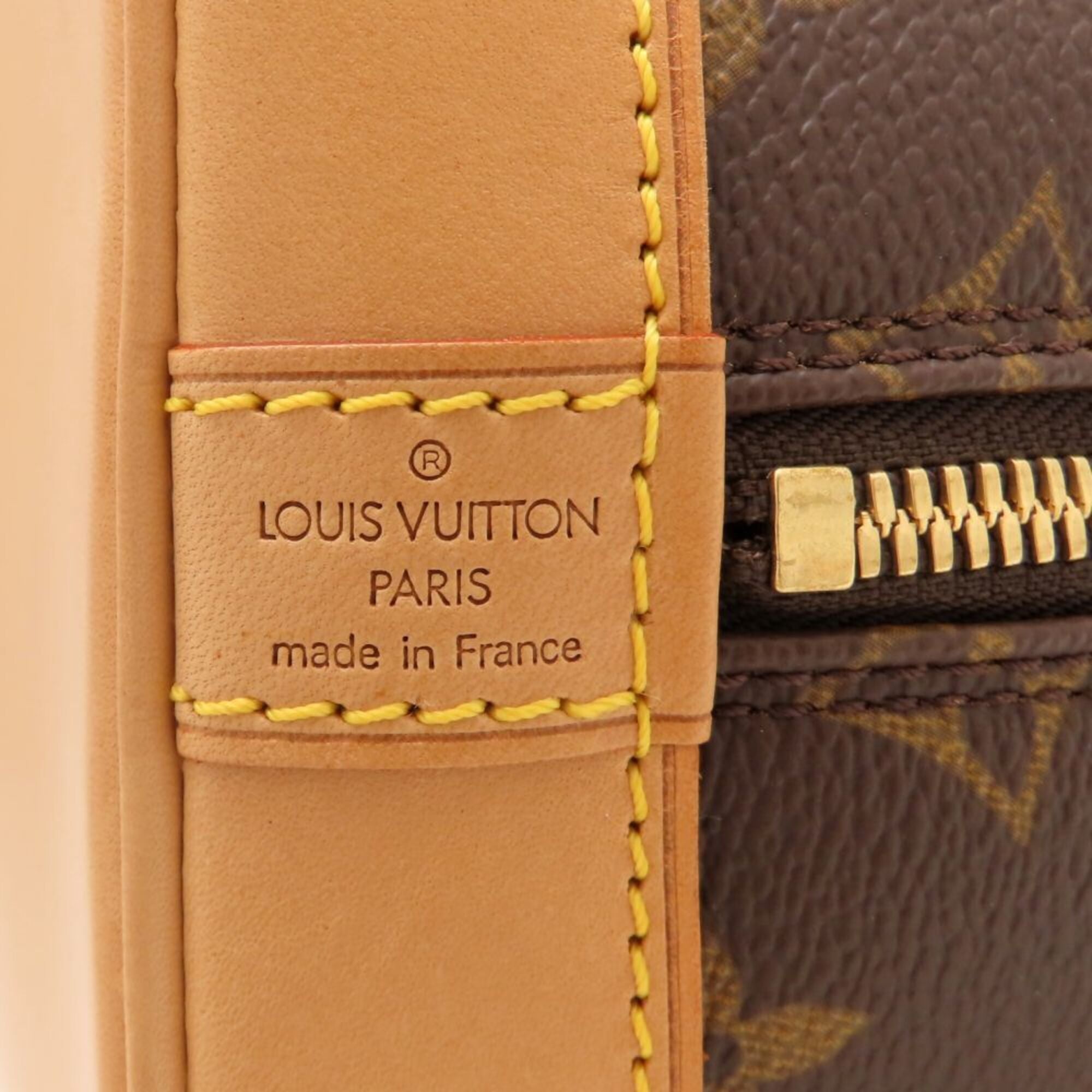 Louis Vuitton Brown Monogram Canvas Handbag (Pre-Owned)
