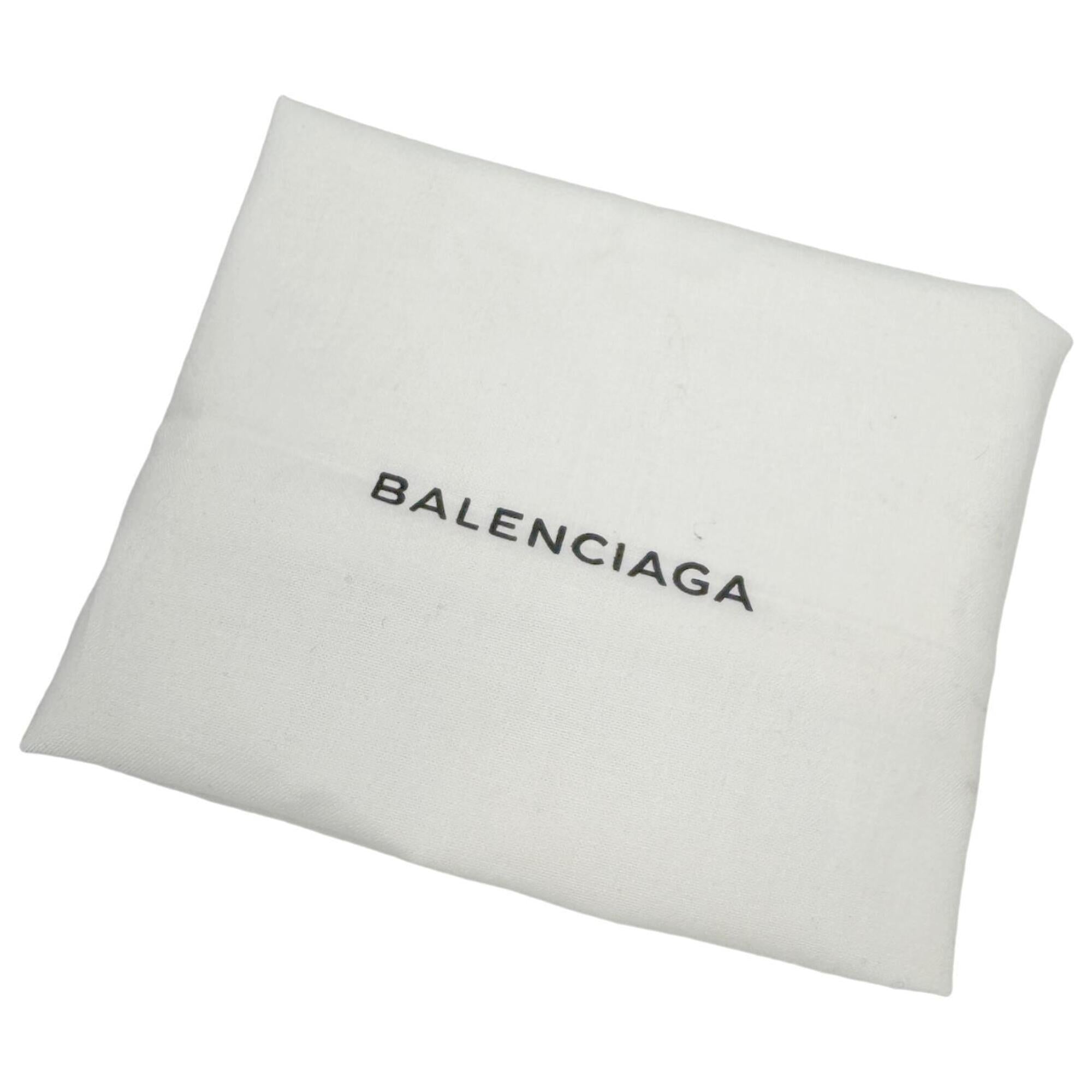 Balenciaga Black Leather Handbag Shoulder Bag (Pre-Owned)