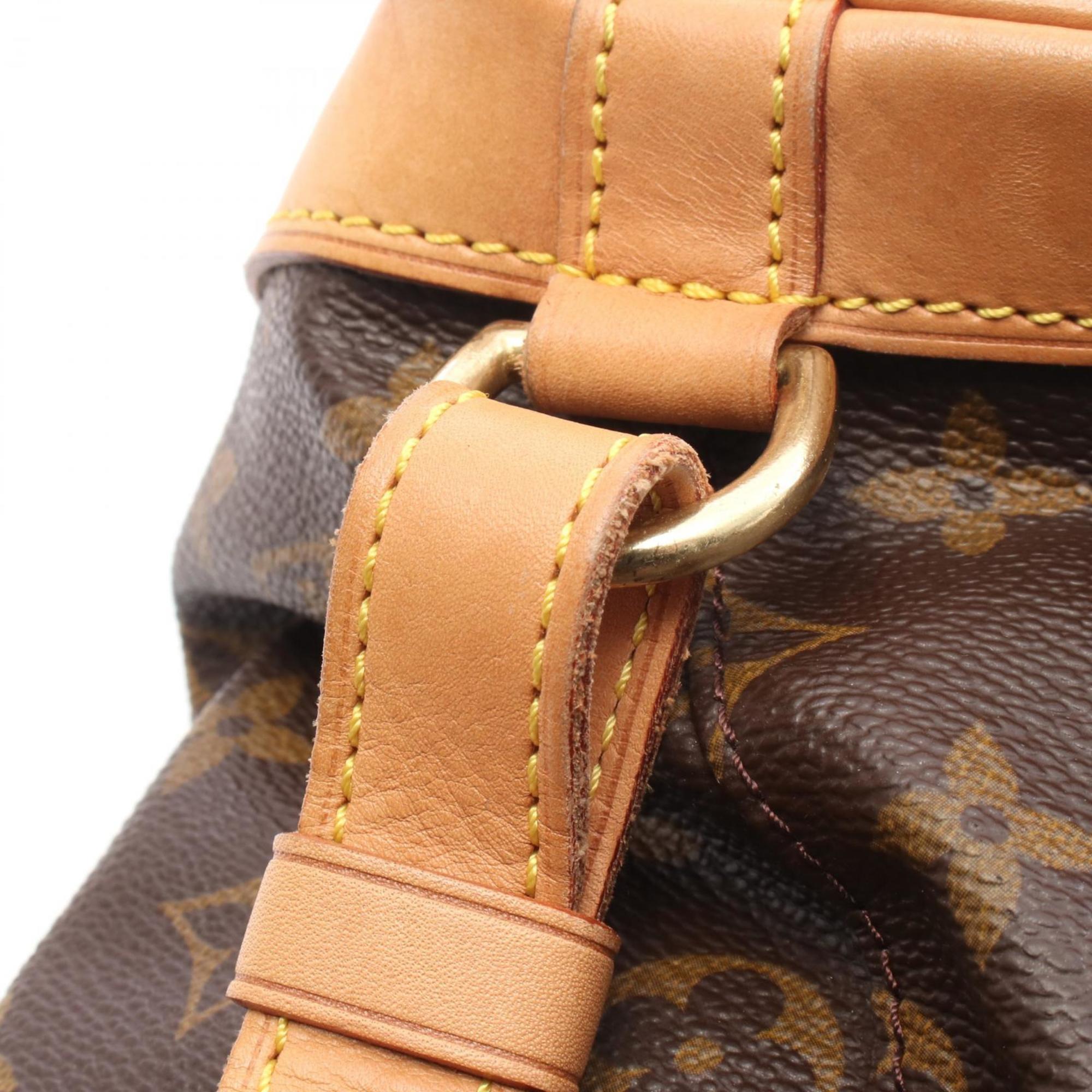 Louis Vuitton Brown Pvc Coated Canvas Monogram Leather Backpack (Pre-Owned)
