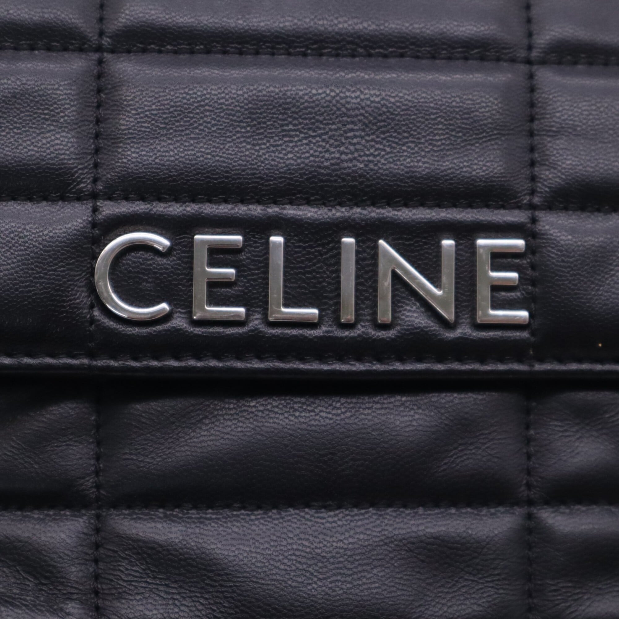 Celine Black Leather Shoulder Bag (Pre-Owned)
