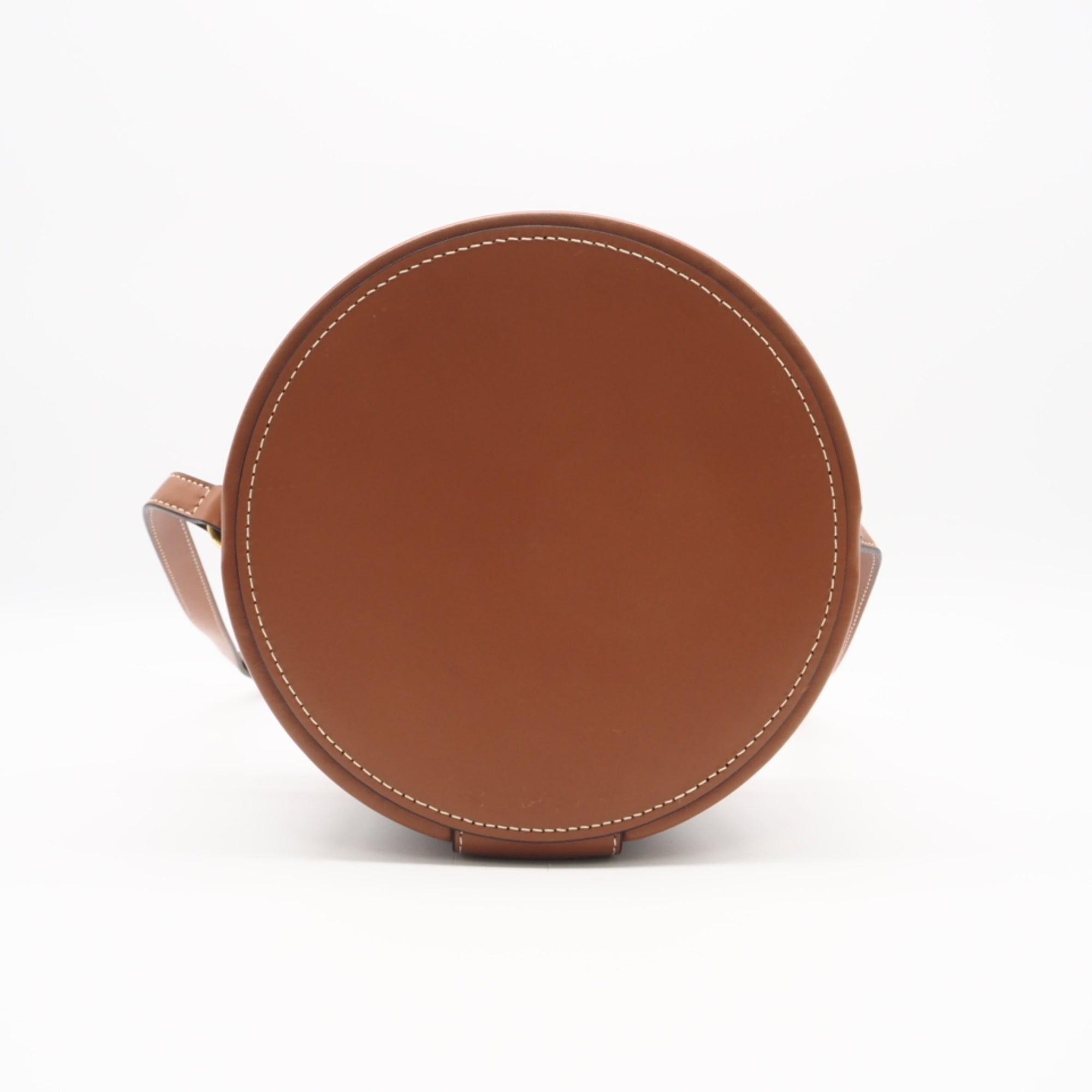 Celine Brown Coated Canvas Leather Shoulder Bag (Pre-Owned)
