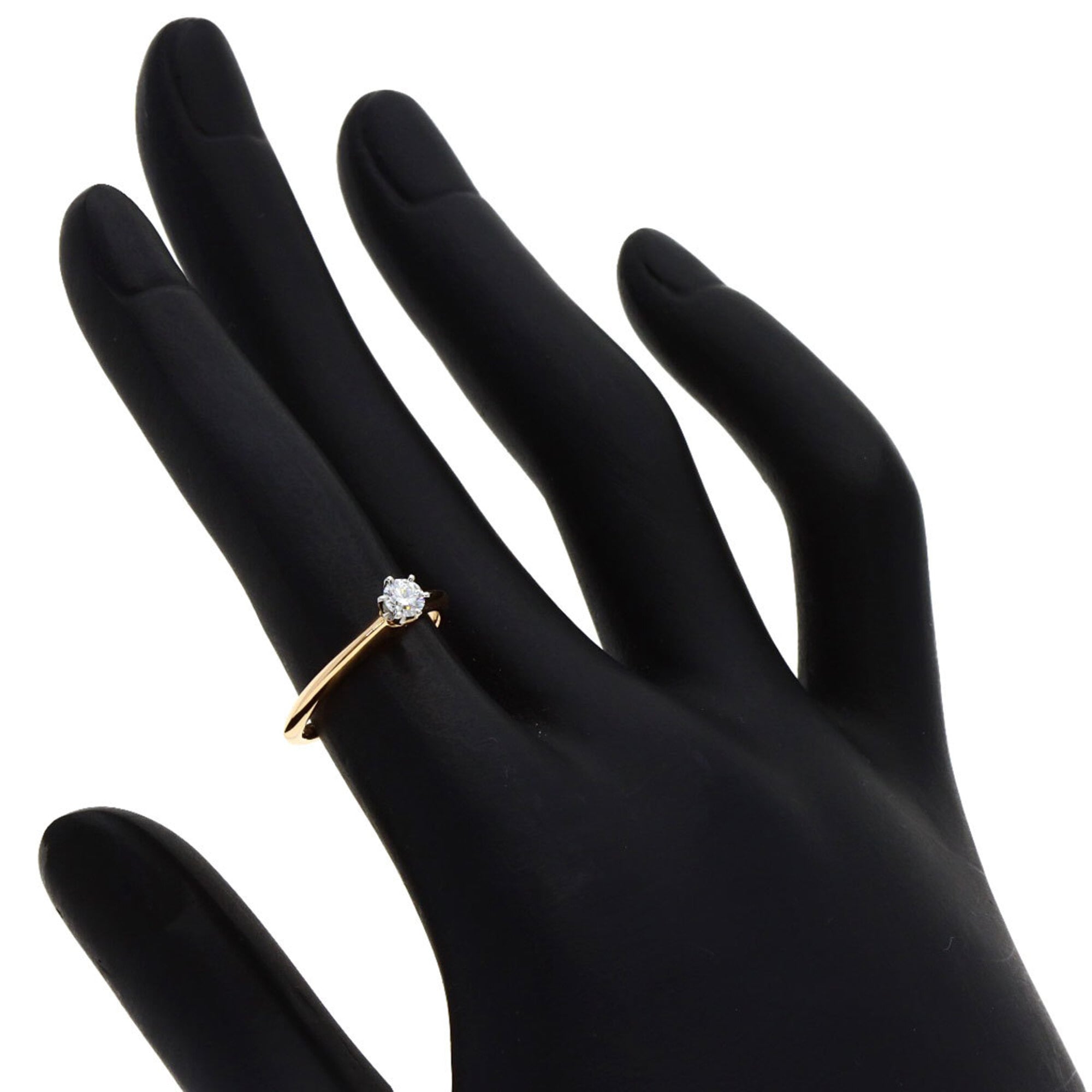 Tiffany Pink Gold Platinum Pink Gold (18K) Platinum 950 Band Ring (Pre-Owned)