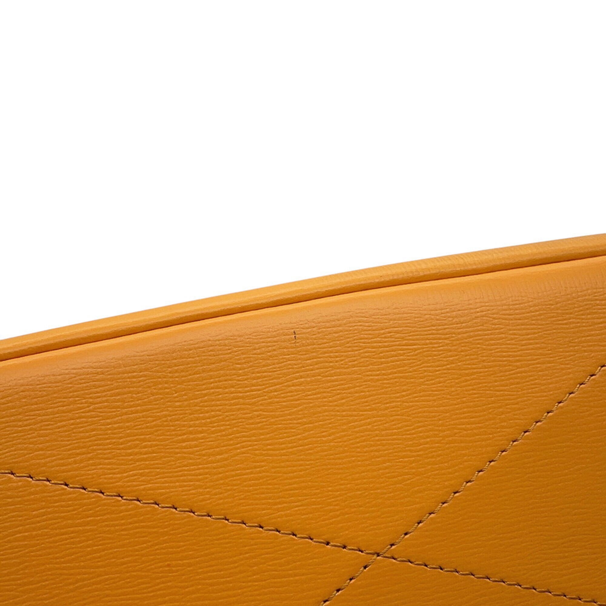 Louis Vuitton Saffron Leather Handbag Tote Bag (Pre-Owned)