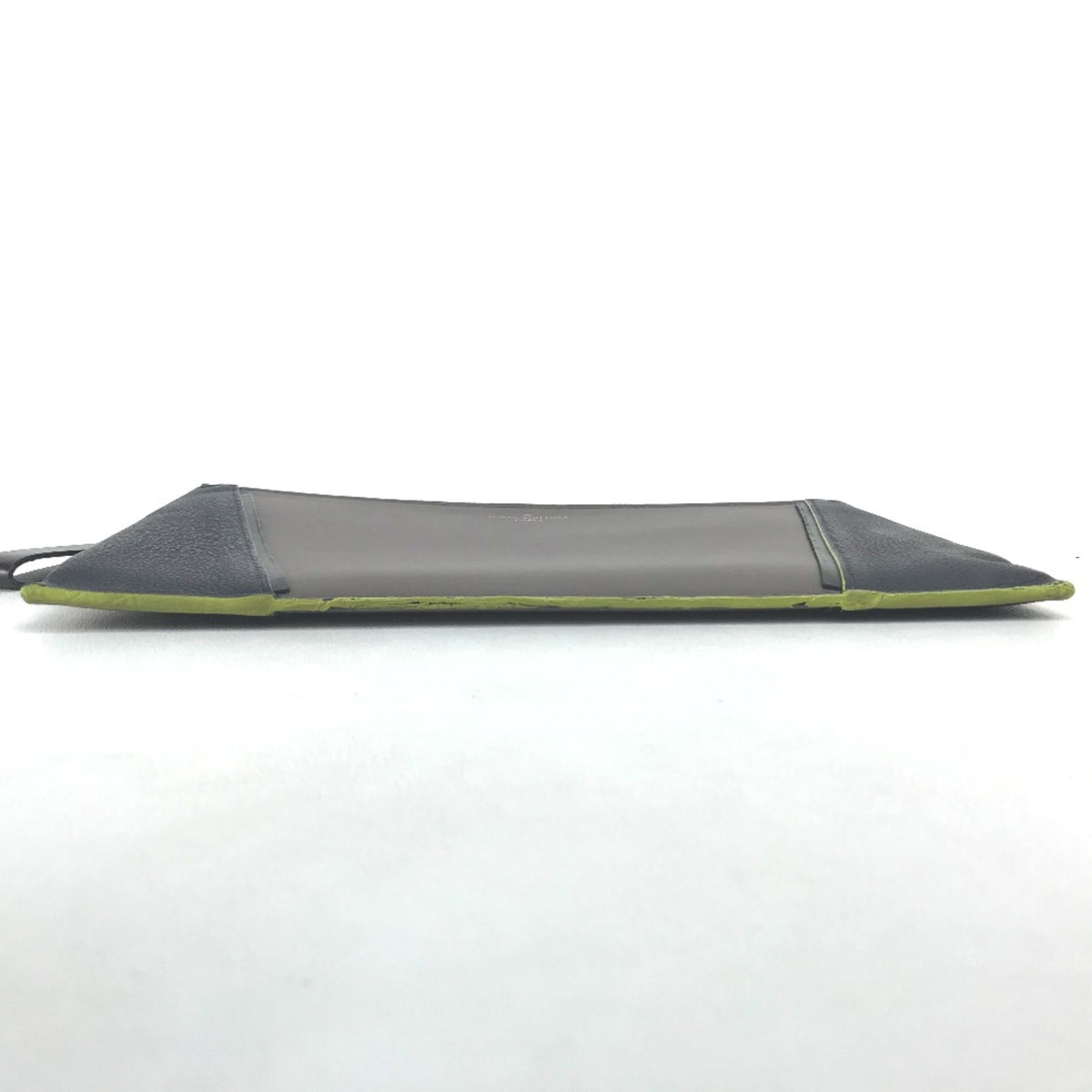 Louis Vuitton Gray Leather Clutch Bag (Pre-Owned)