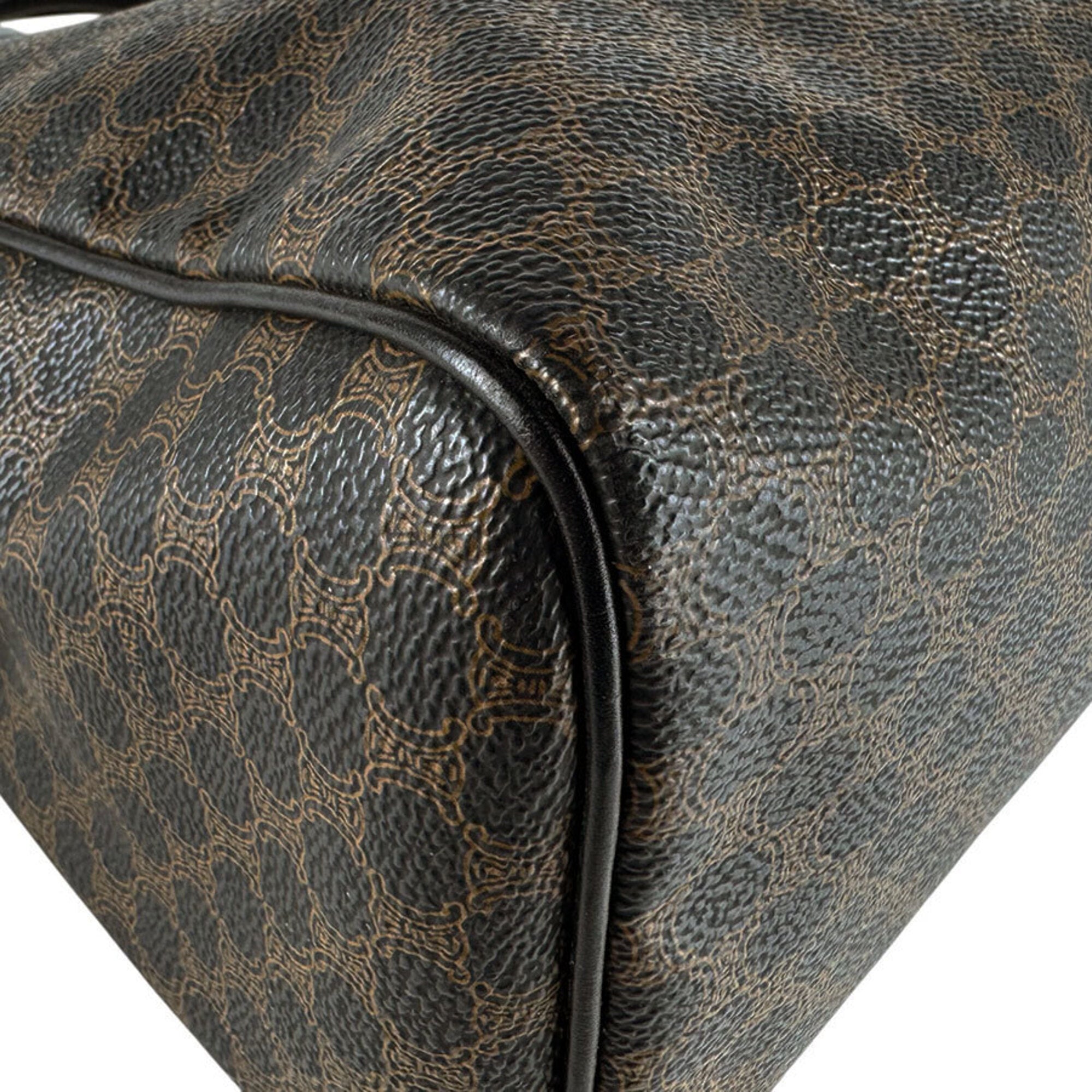 Celine Black Coated Canvas Handbag (Pre-Owned)