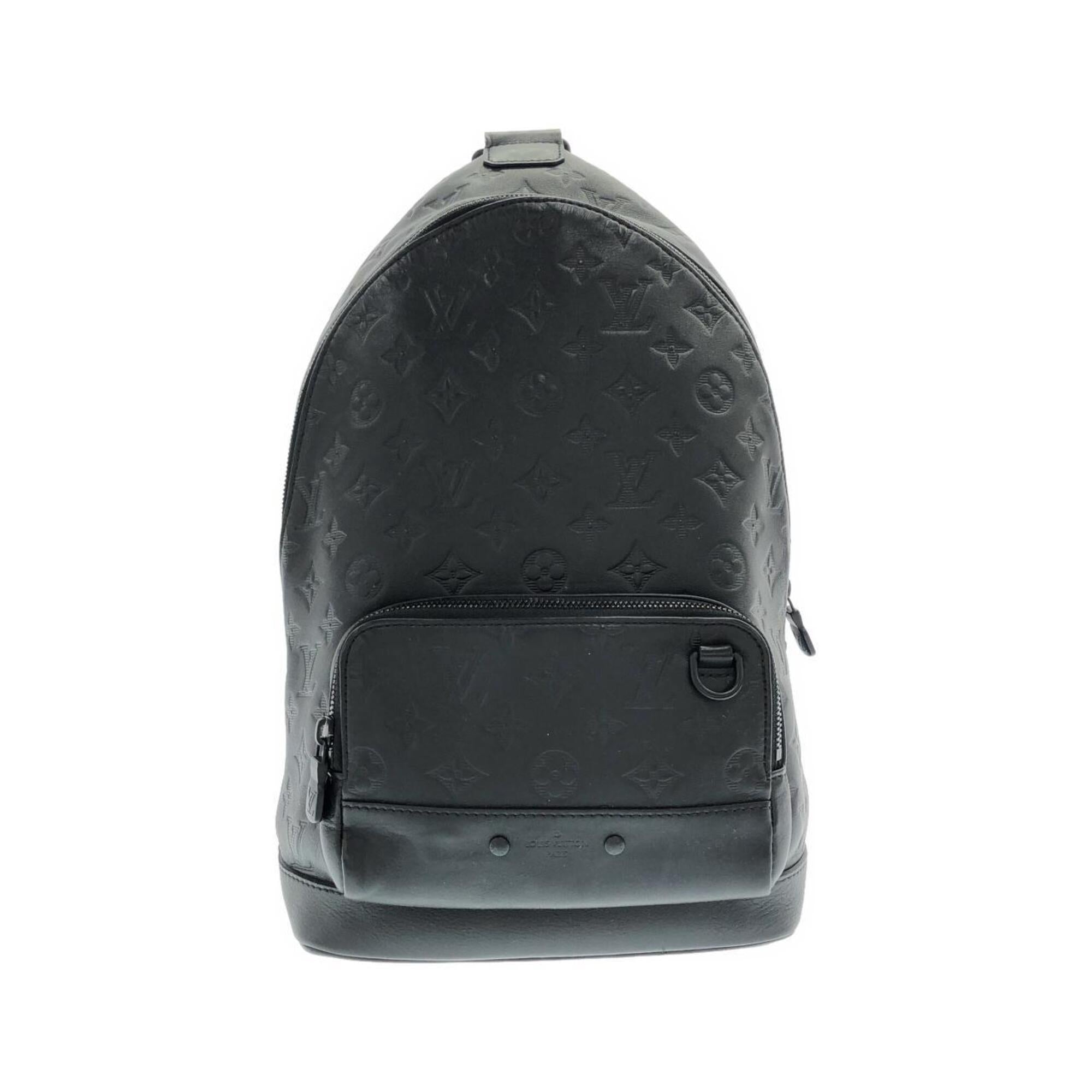 Louis Vuitton Black Leather Shoulder Bag (Pre-Owned)
