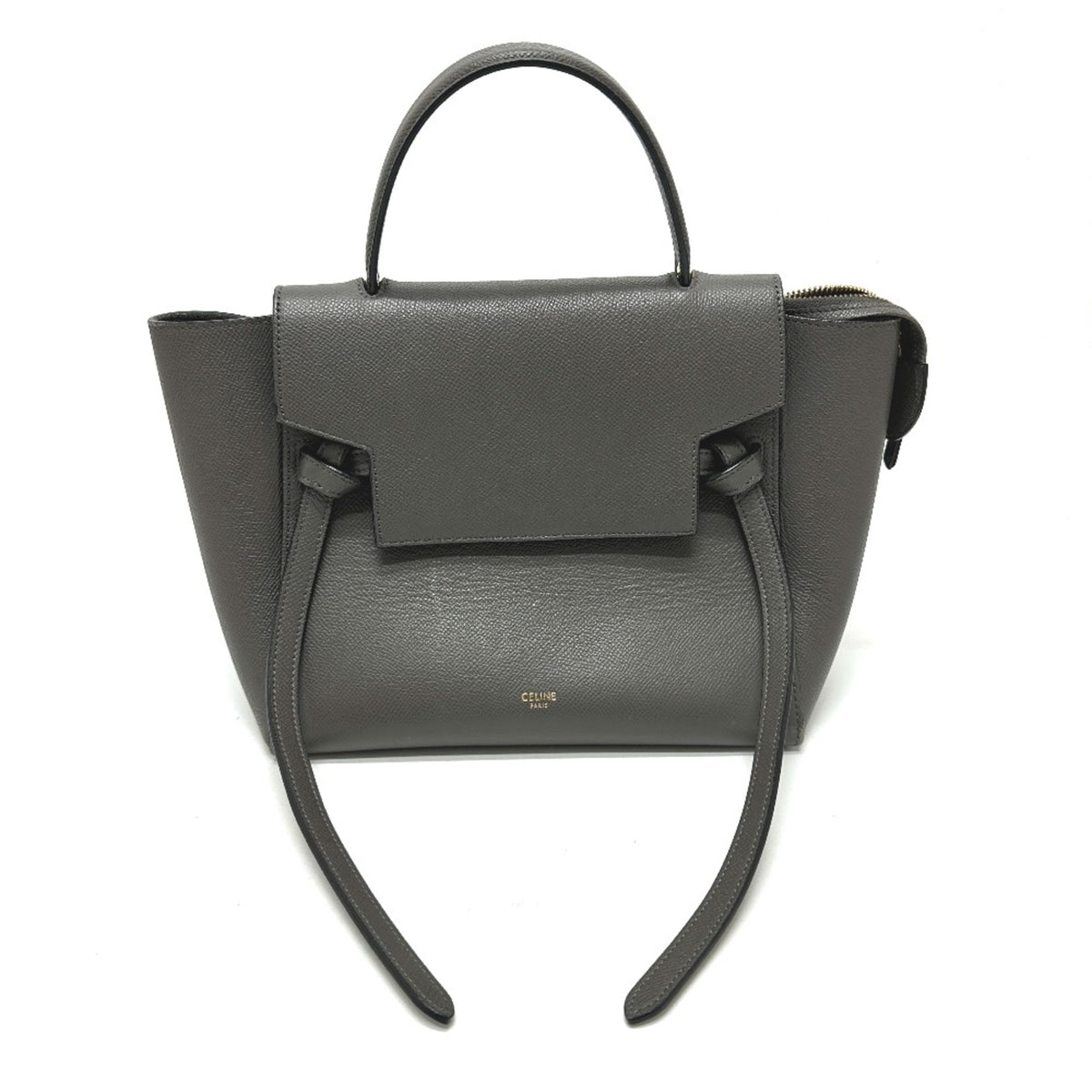 Celine Gray Leather Handbag (Pre-Owned)
