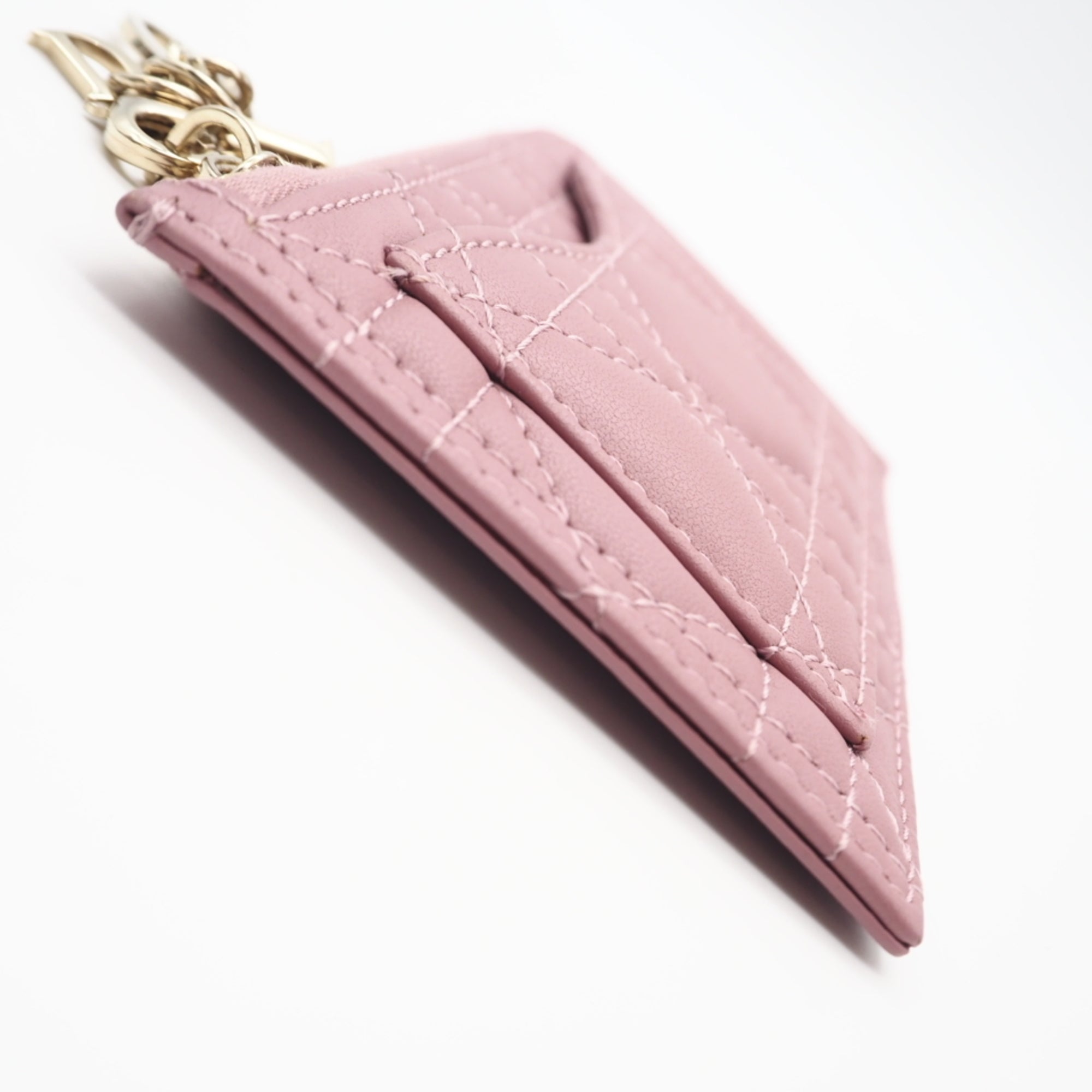 Christian Dior Pink Leather Coin Purse/Coin Case (Pre-Owned)