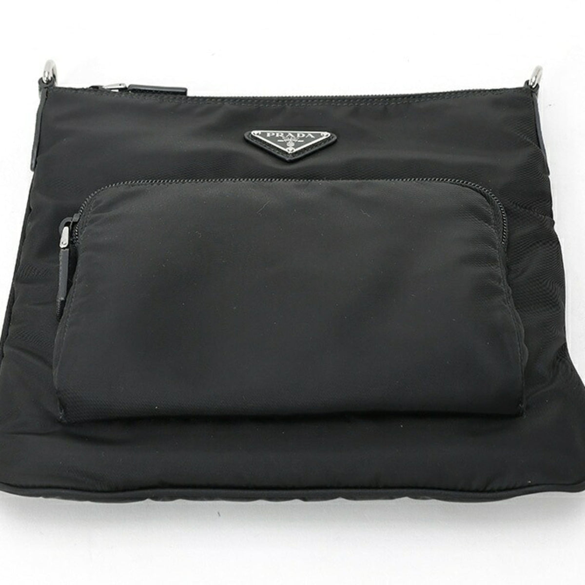 Prada Black Fabric Shoulder Bag (Pre-Owned)