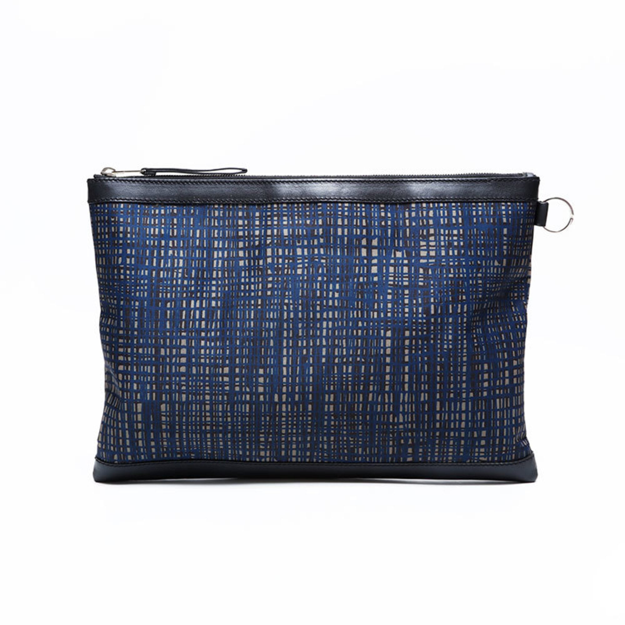 Balenciaga Navy Nylon Clutch Bag (Pre-Owned)