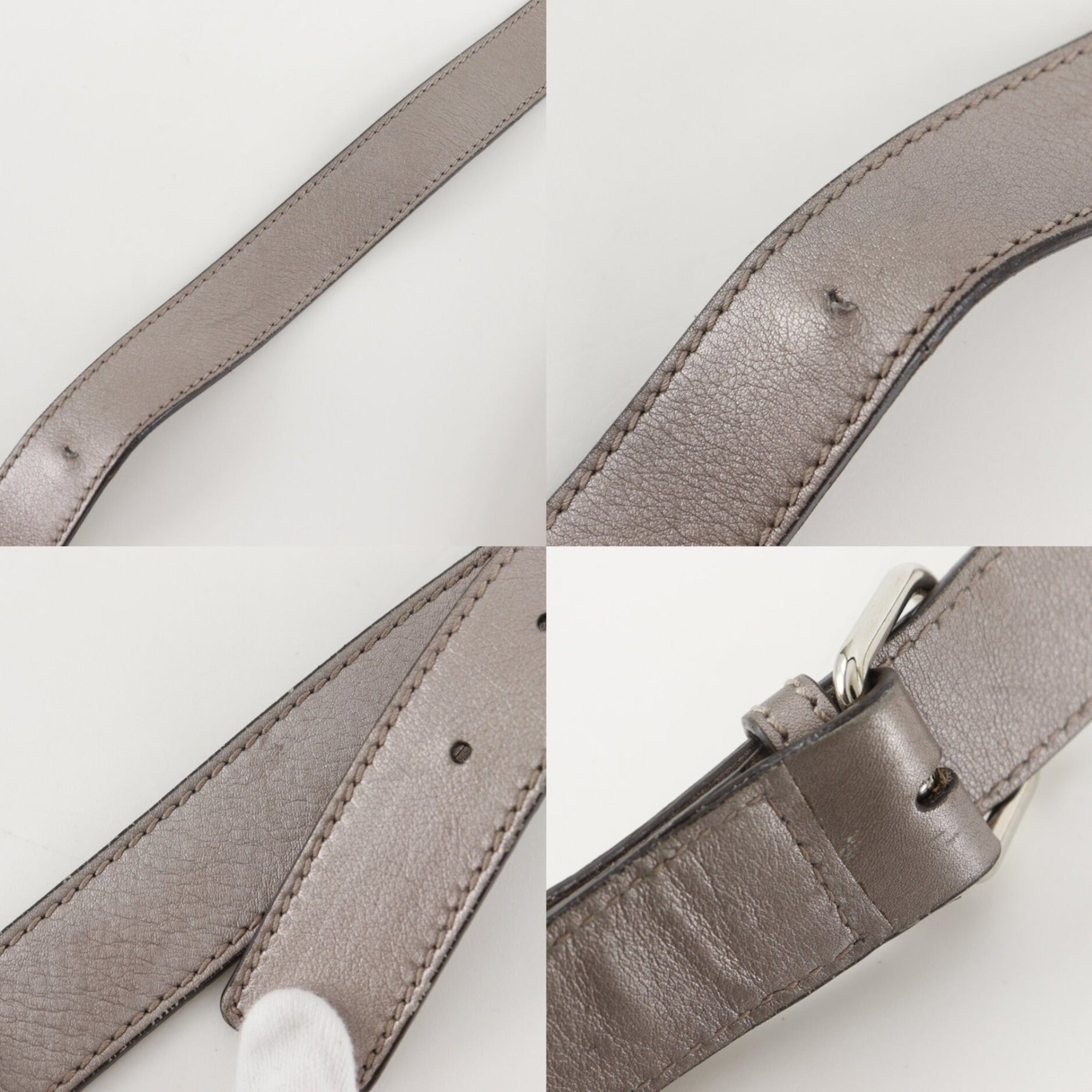 Gucci Bronze Gg Imprimé Shoulder Bag (Pre-Owned)