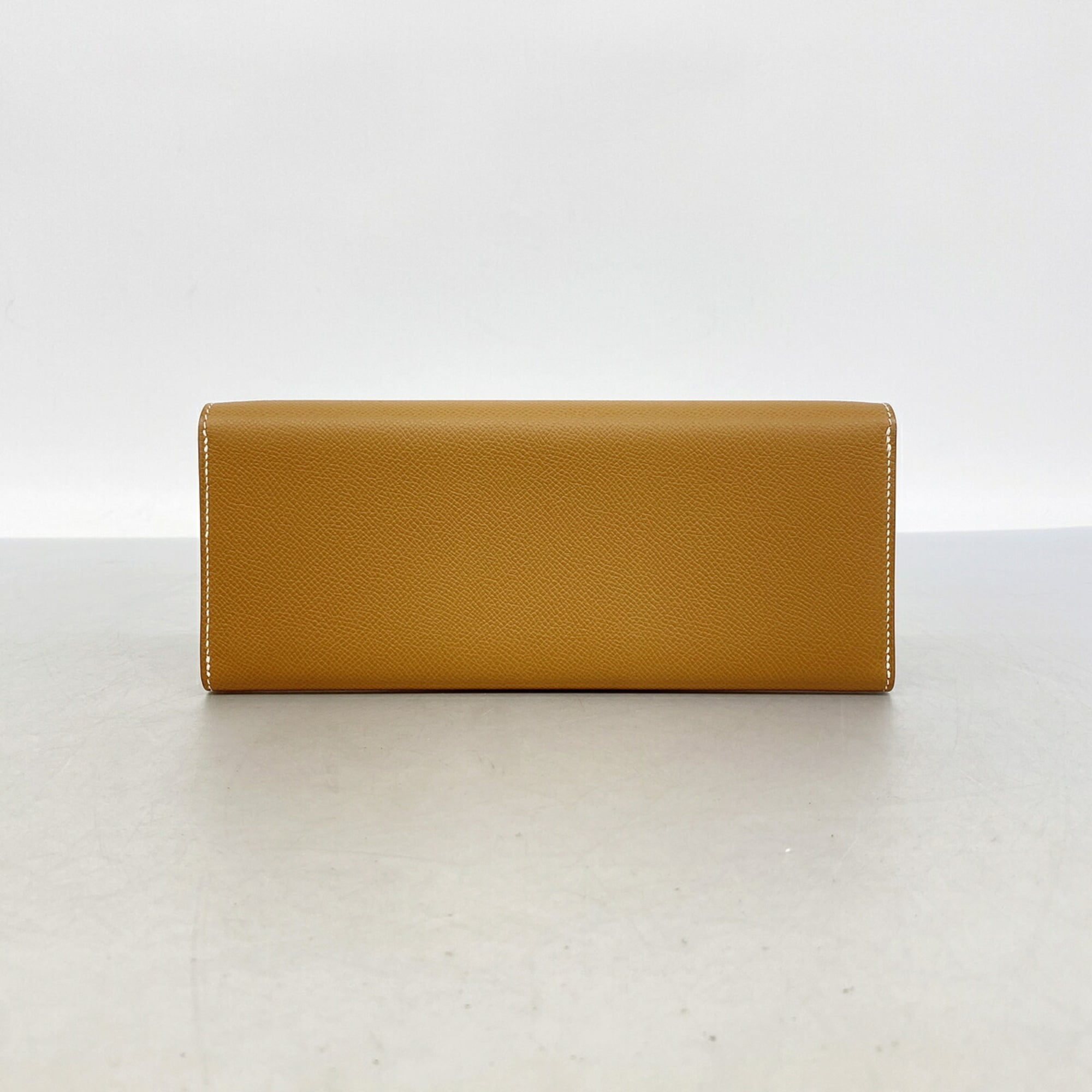Hermes Gold Leather Chain/Shoulder Wallet (Pre-Owned)
