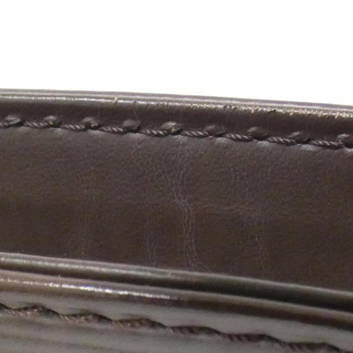 Louis Vuitton Mocha Leather Shoulder Bag (Pre-Owned)