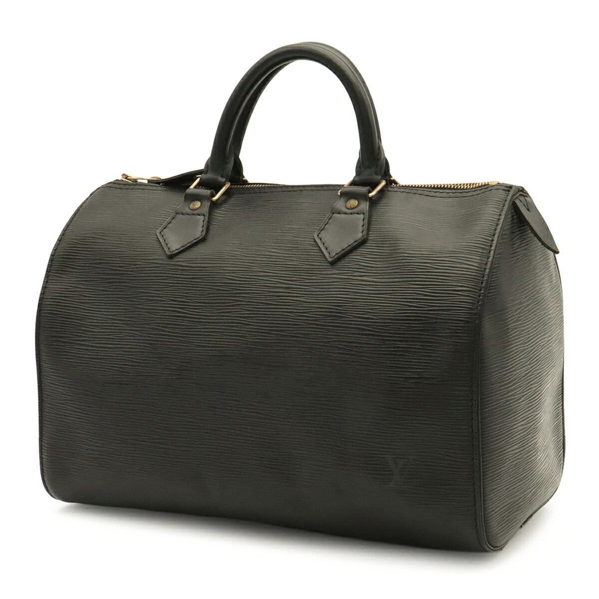 Louis Vuitton Noir Epi Leather Boston Bag Handbag (Pre-Owned)