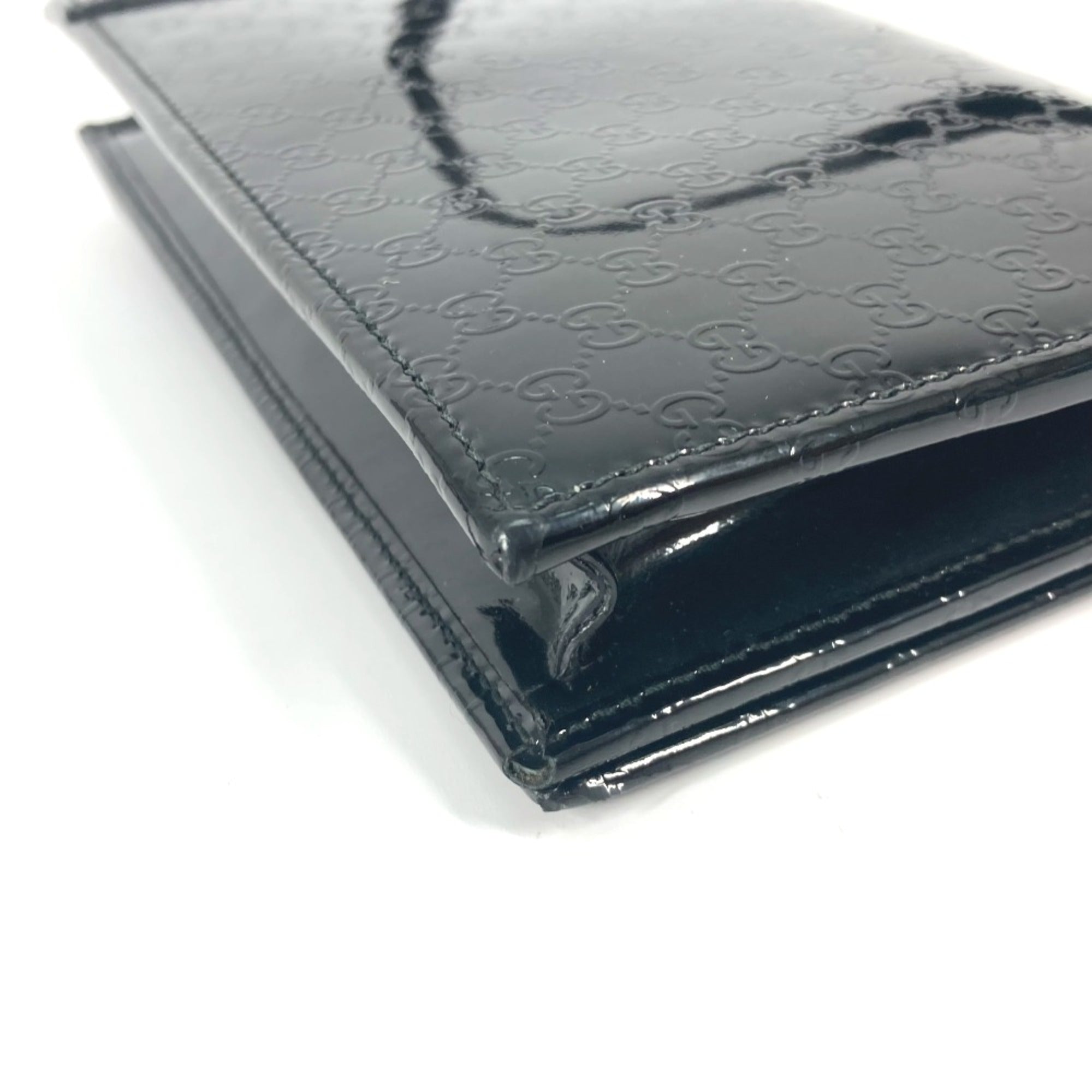 Gucci Black Patent Leather Shoulder Bag (Pre-Owned)