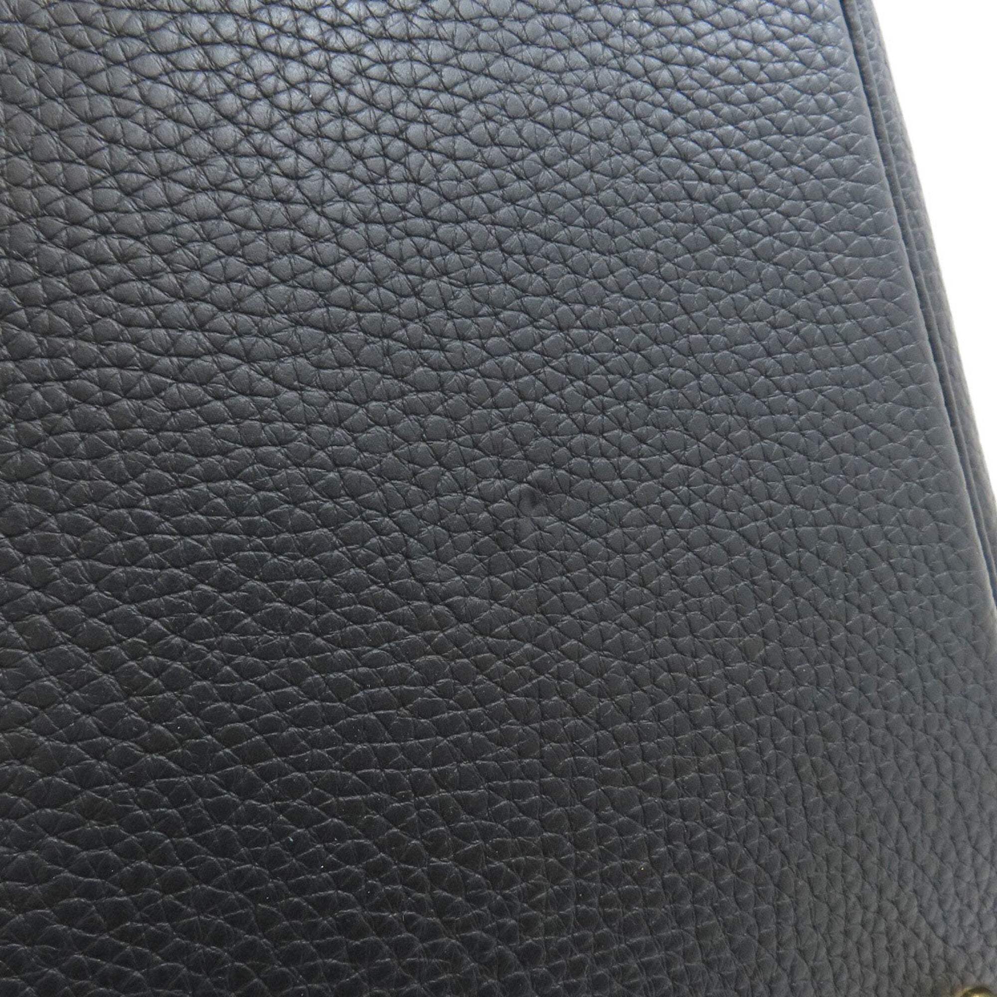 Hermes Picotin Black Taurillon Clemence Leather Handbag (Pre-Owned)