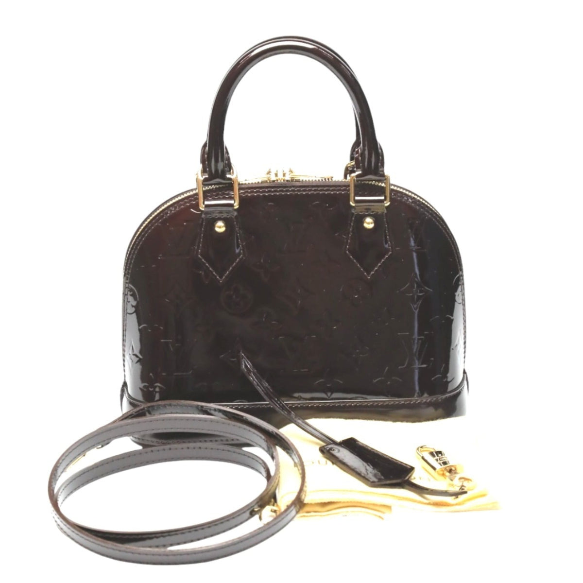 Louis Vuitton Amarante Monogram Vernis Handbag (Pre-Owned)