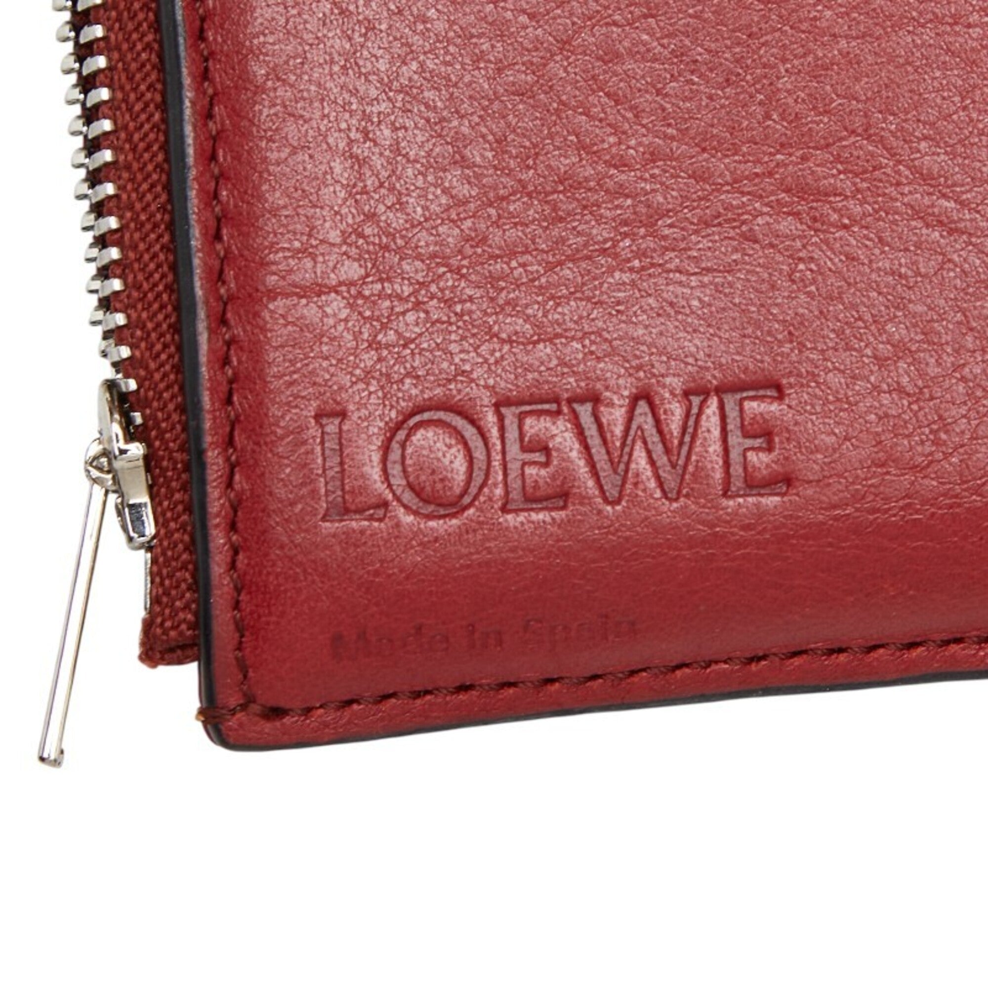 Loewe Brown Leather Wallet (Tri-Fold) (Pre-Owned)