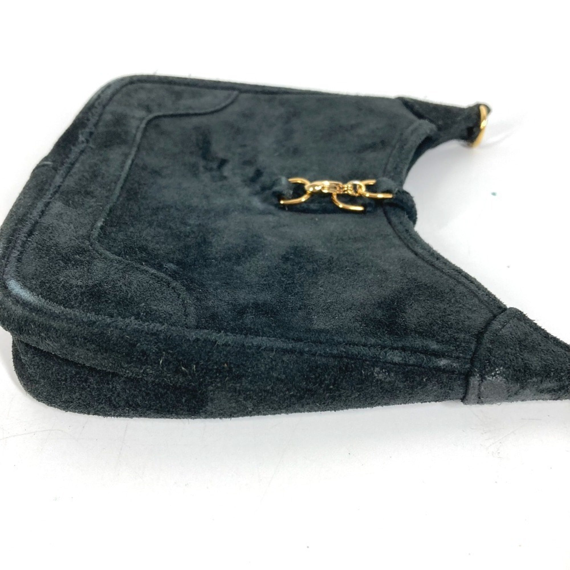 Hermes Trim Black Pochette Shoulder Bag (Pre-Owned)