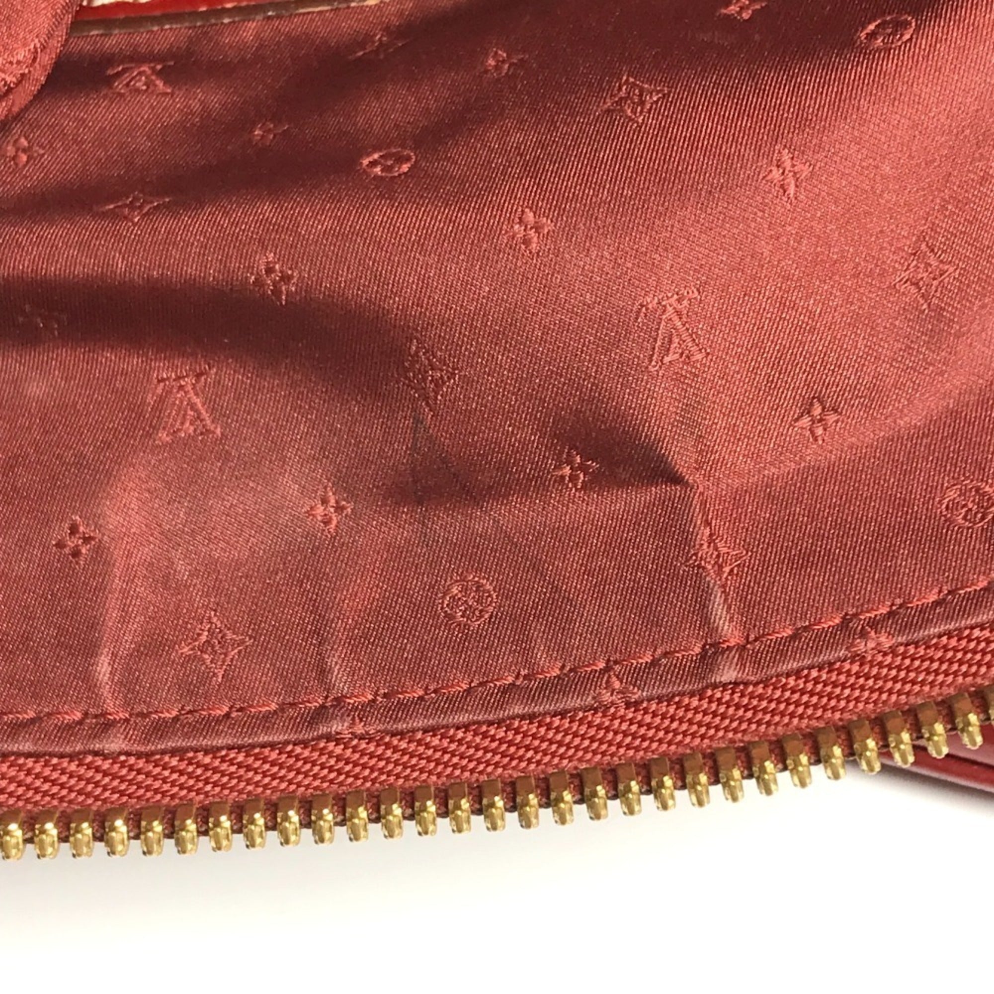 Louis Vuitton Red Color Tanami Suhali Leather Handbag Tote Bag (Pre-Owned)