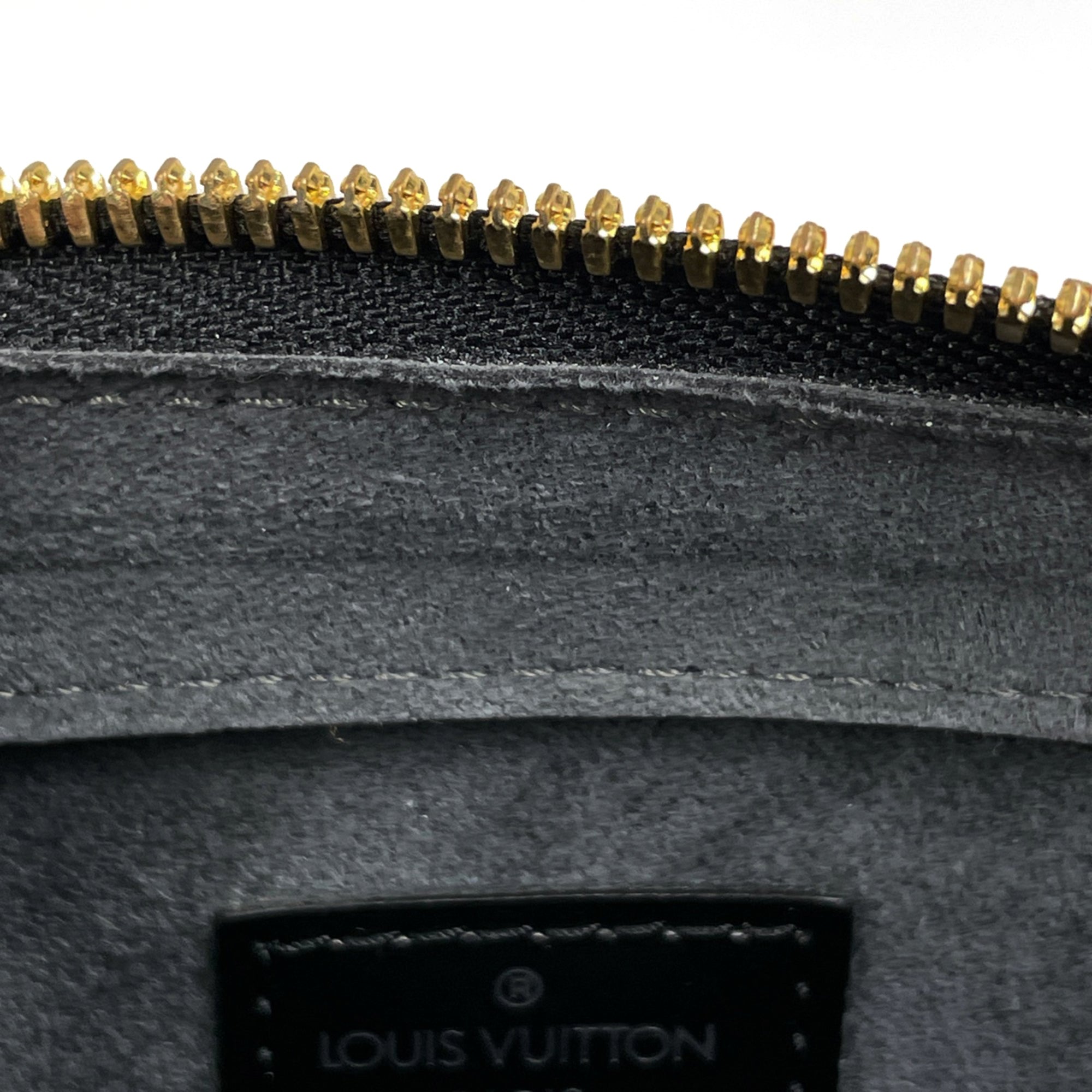 Louis Vuitton Black Noir Epi Leather Handbag (Pre-Owned)