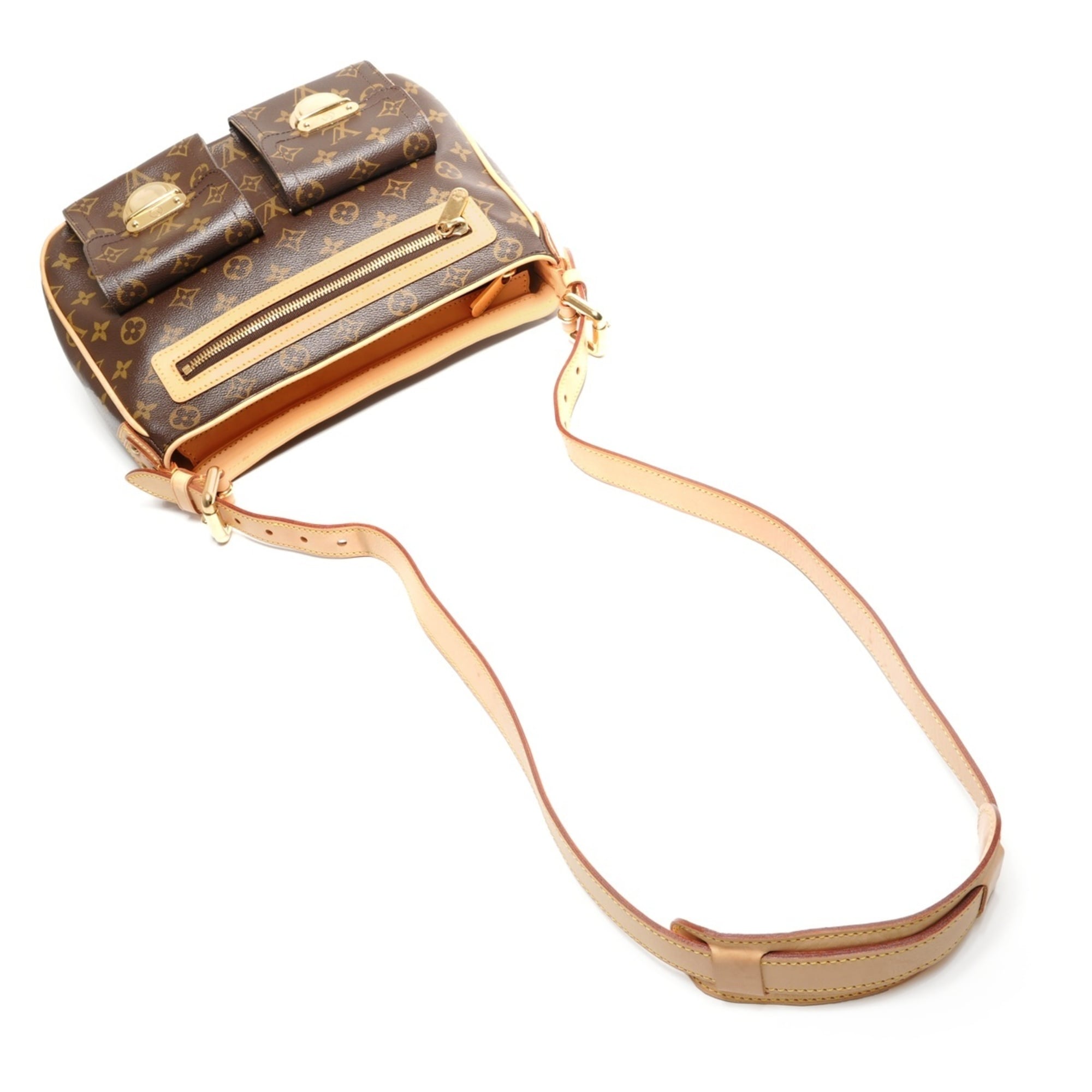 Louis Vuitton Brown Monogram Shoulder Bag (Pre-Owned)
