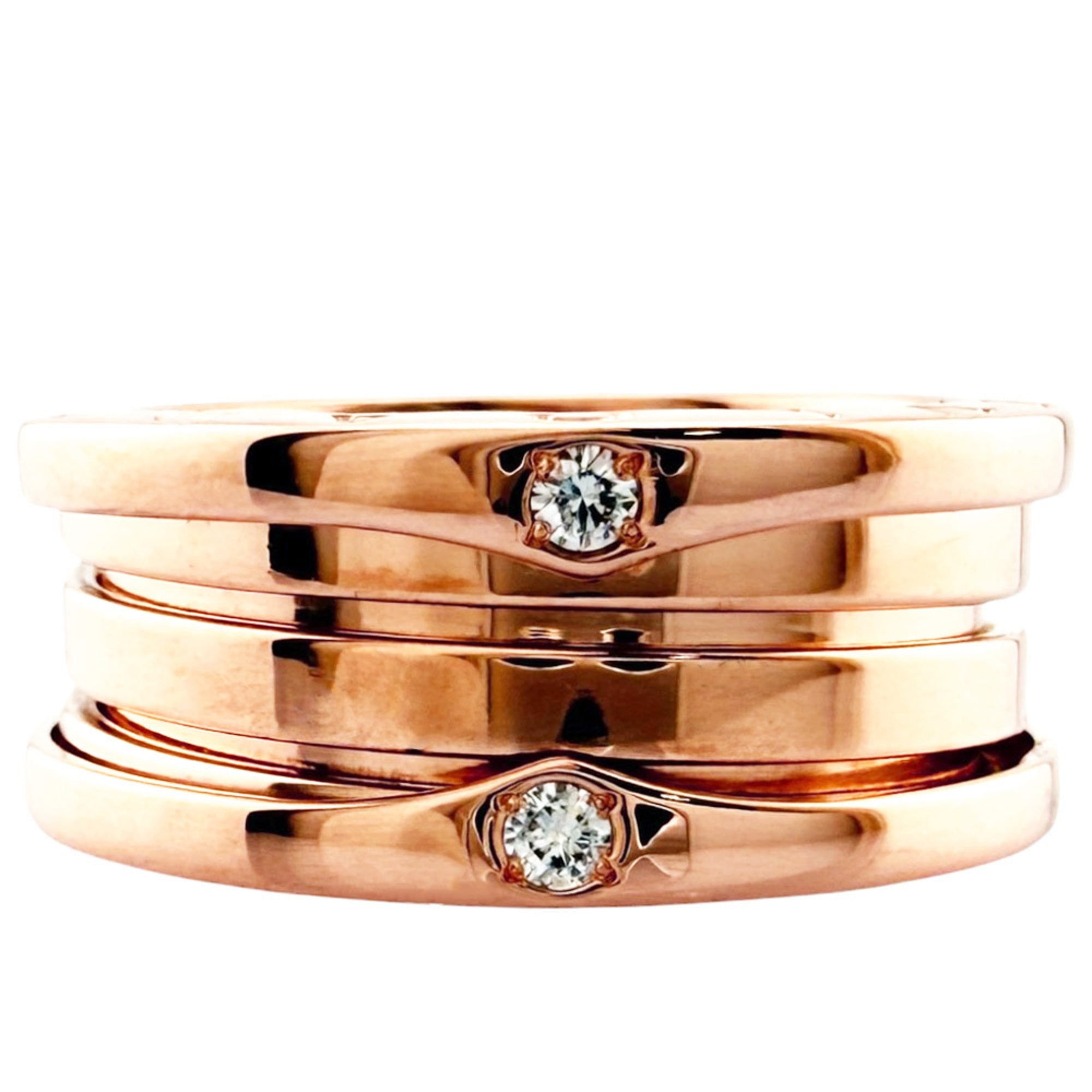 Bvlgari B.Zero1 Pink Gold (18K) Band Ring (Pre-Owned)
