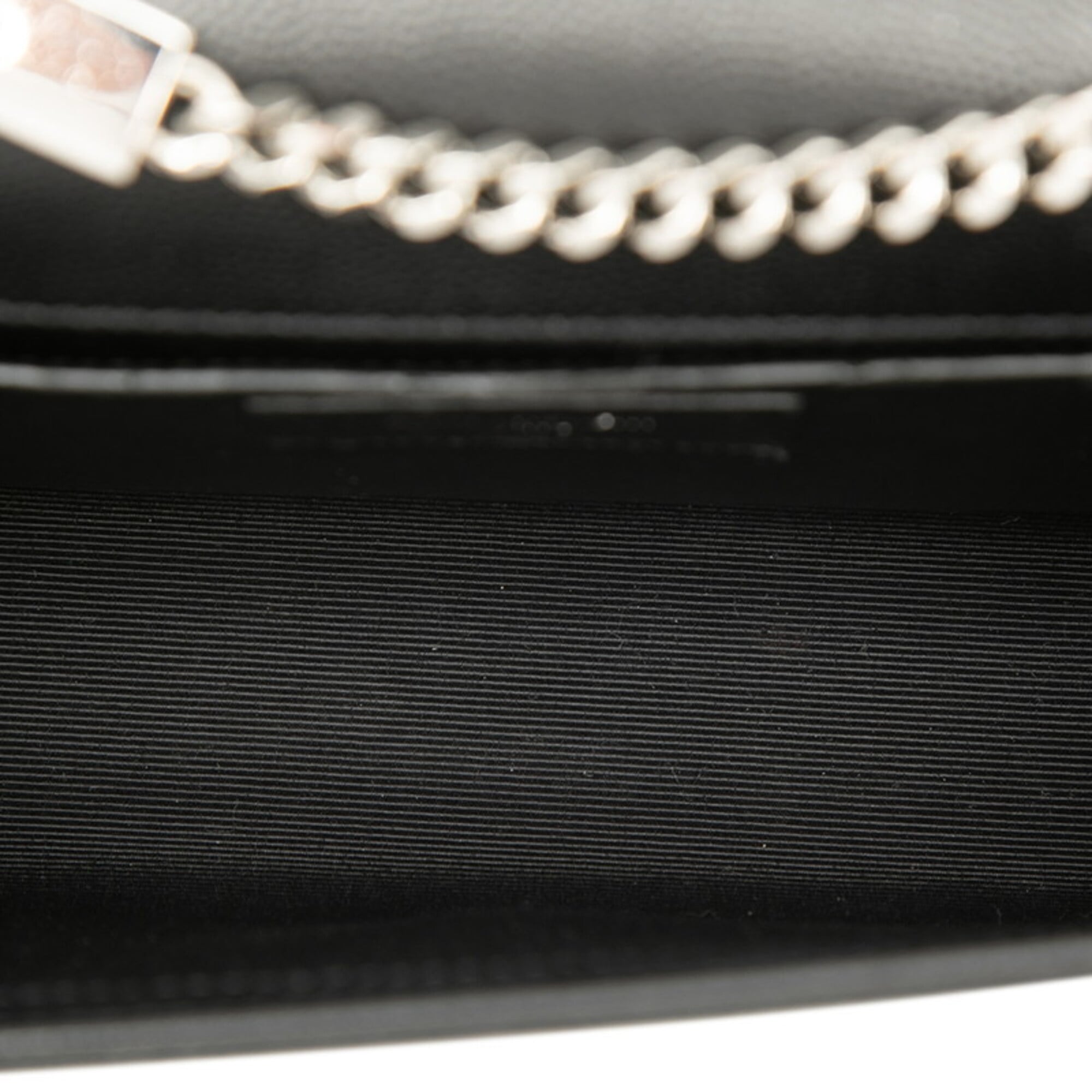 Saint Laurent Black Silver Leather Shoulder Bag (Pre-Owned)