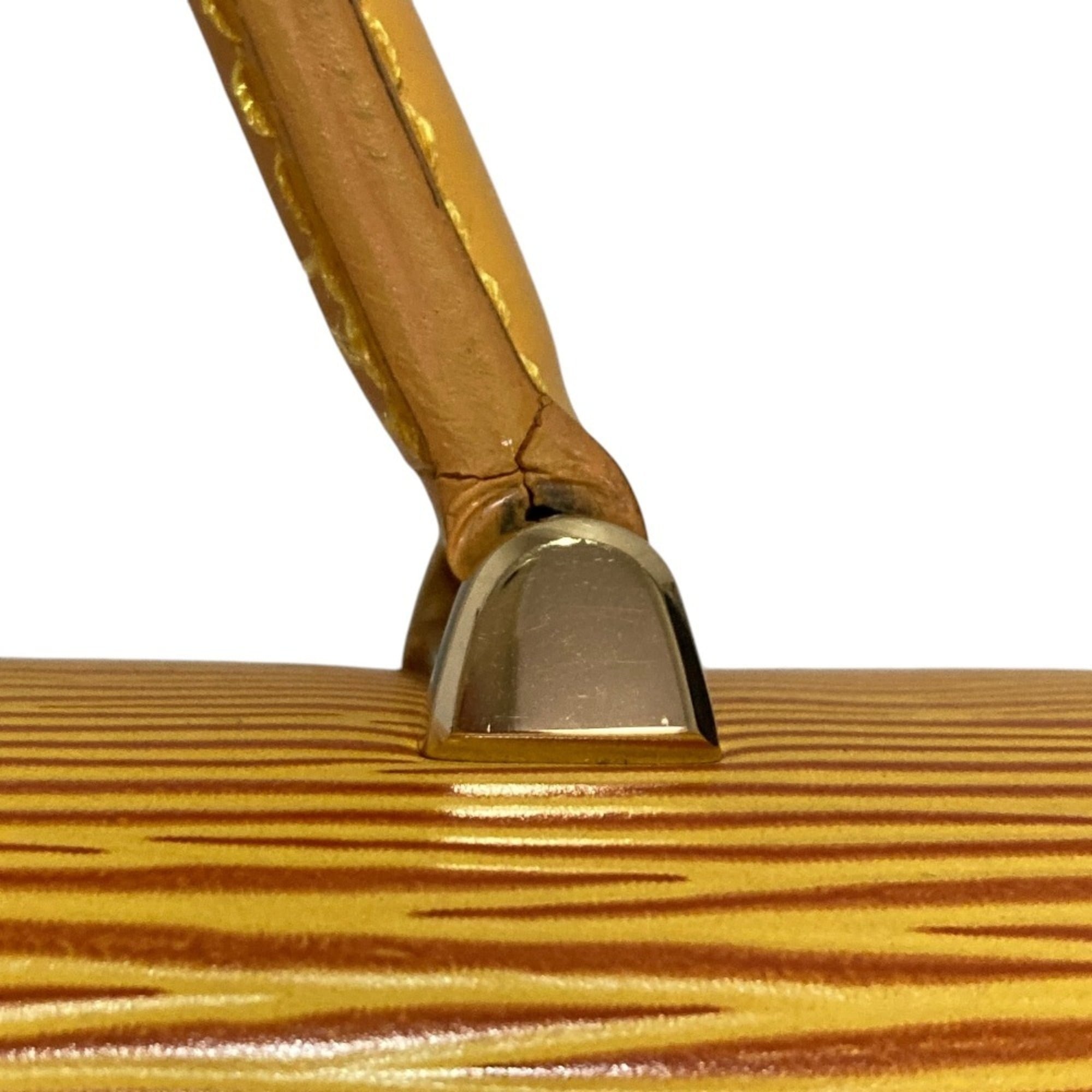 Louis Vuitton Jaune Yellow Epi Leather Handbag (Pre-Owned)