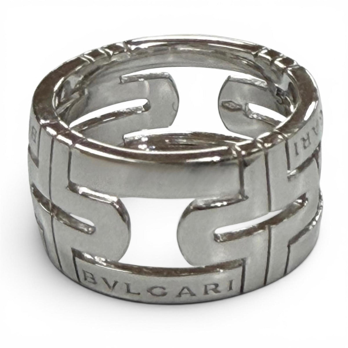 Bvlgari Silver Band Ring (Pre-Owned)