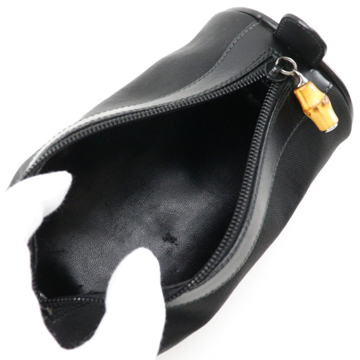 Gucci Black Nylon Canvas Pouch (Pre-Owned)