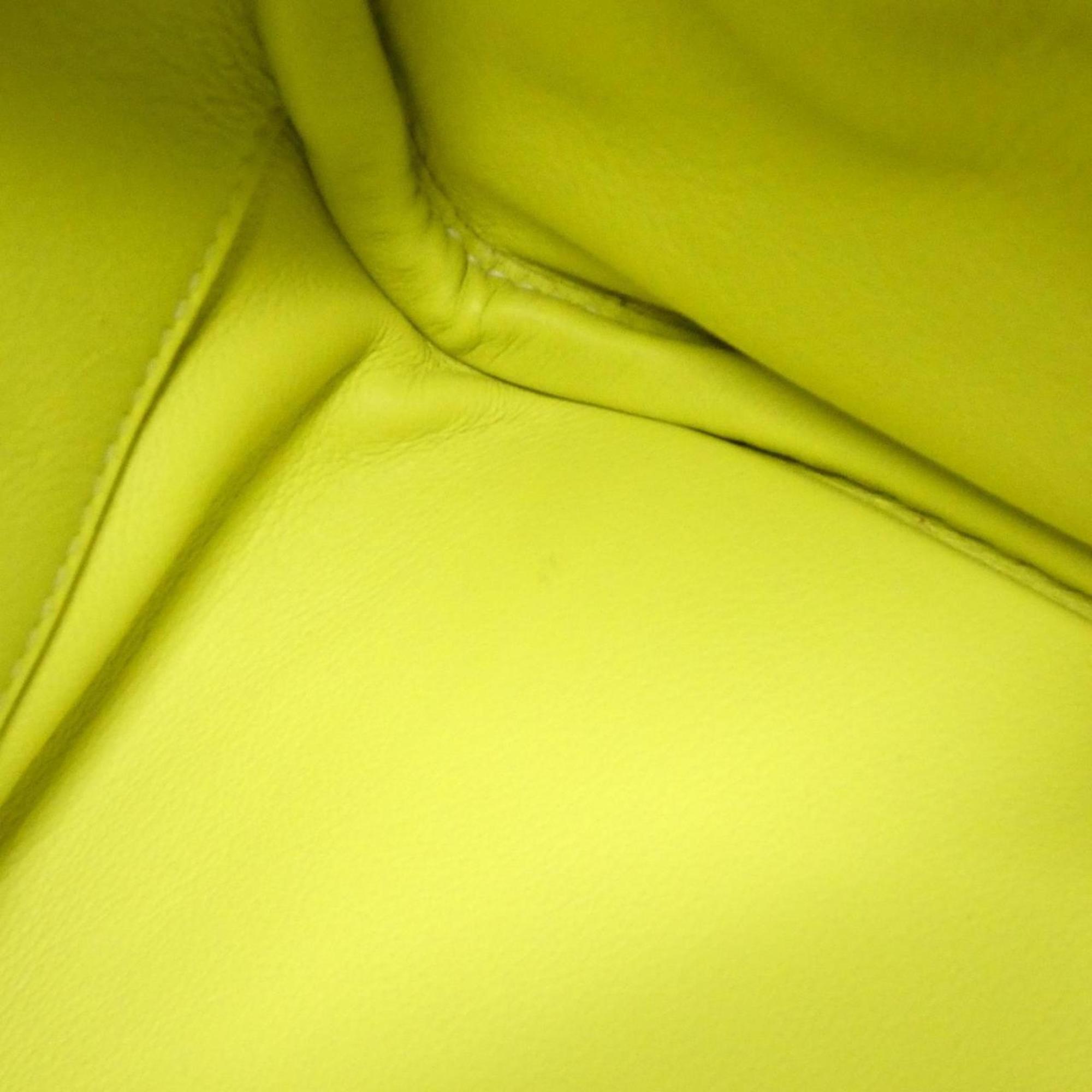 Hermes Lime Yellow Swift Leather Shoulder Bag (Pre-Owned)