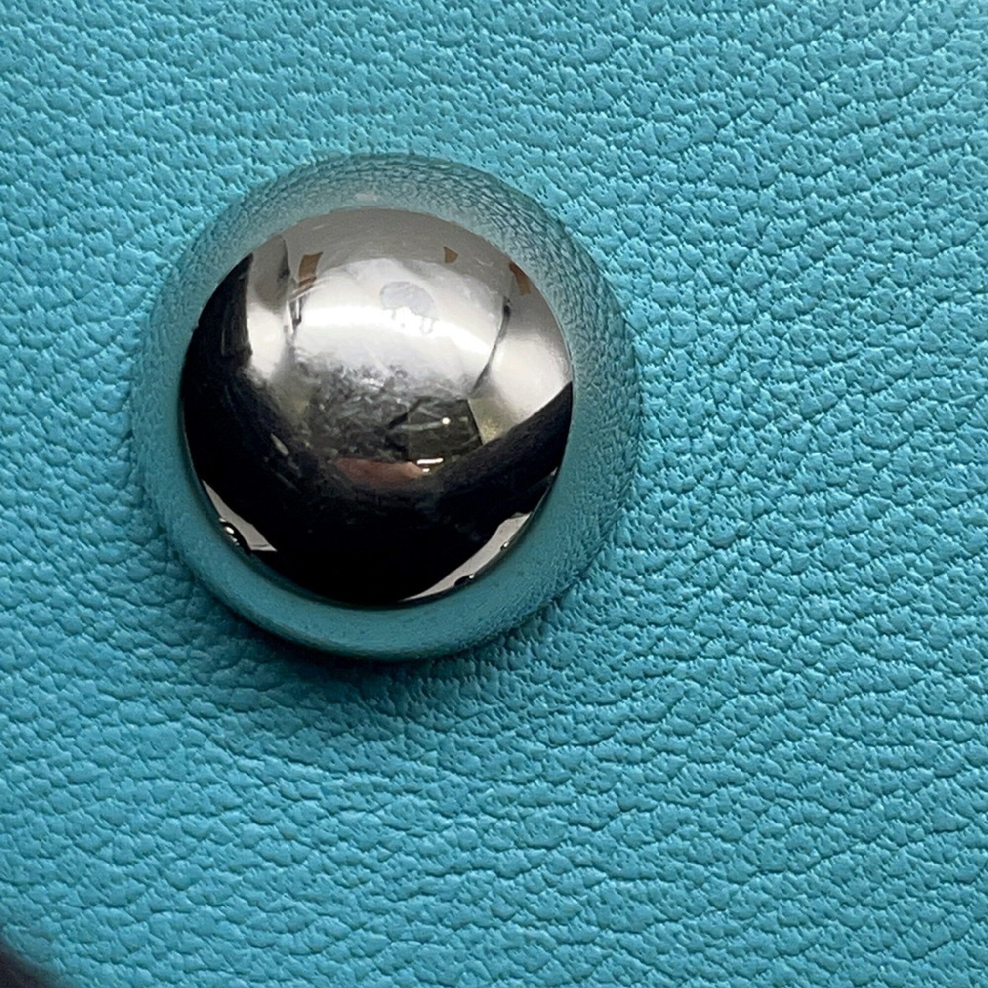Hermes Blue Swift Leather Handbag (Pre-Owned)