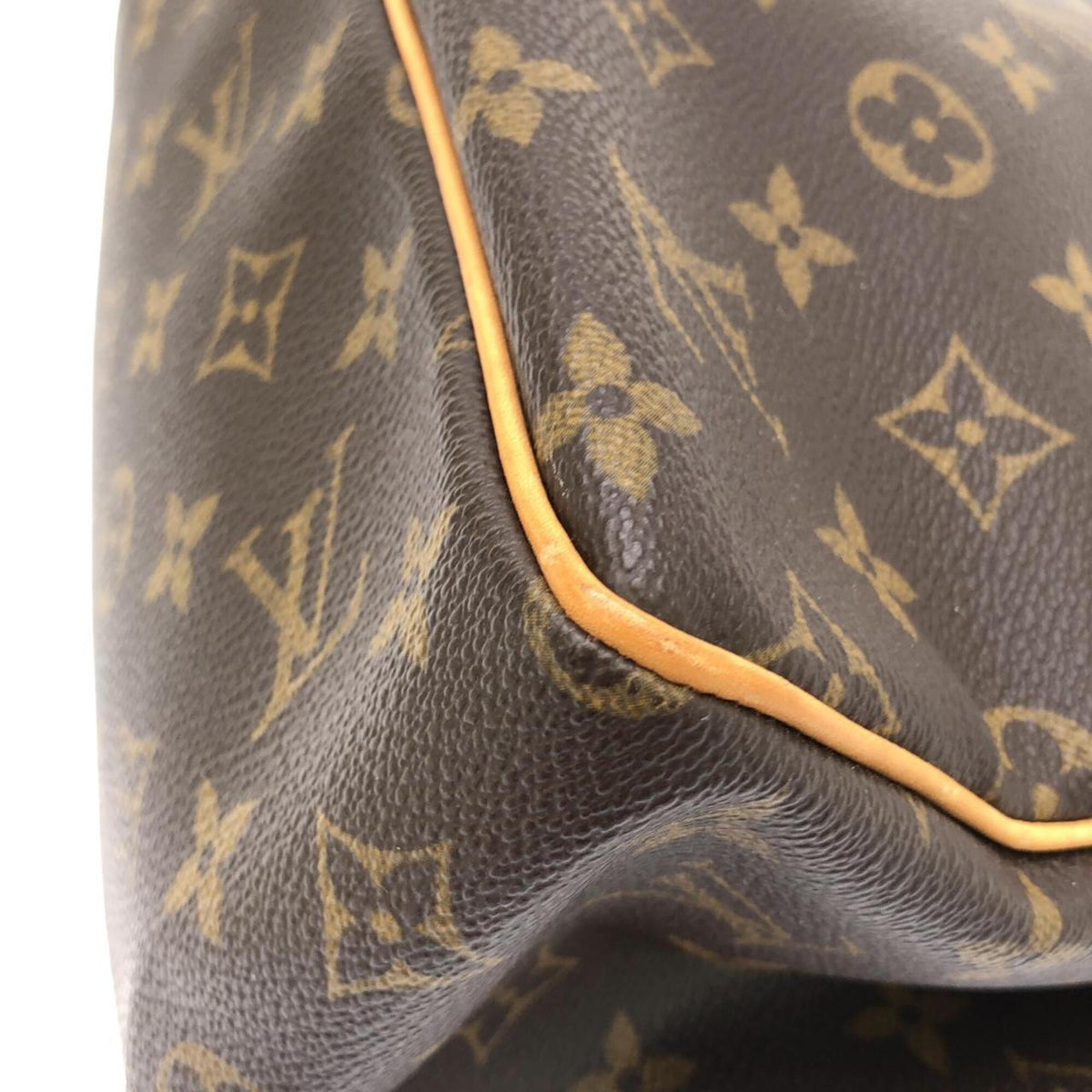 Louis Vuitton Brown Coated Canvas Handbag (Pre-Owned)
