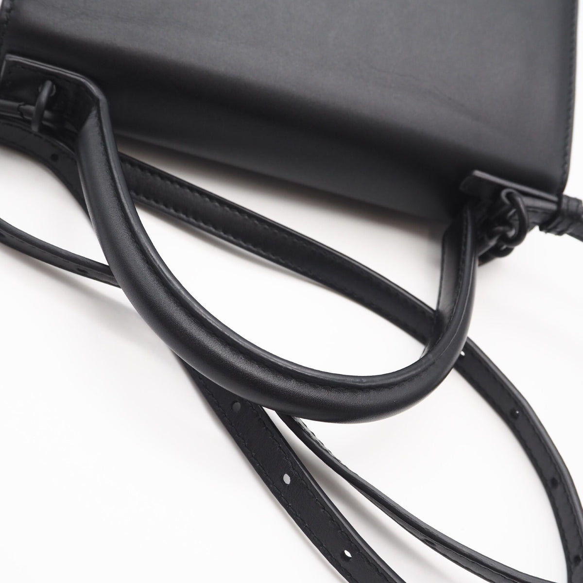 Balenciaga Black Leather Handbag (Pre-Owned)