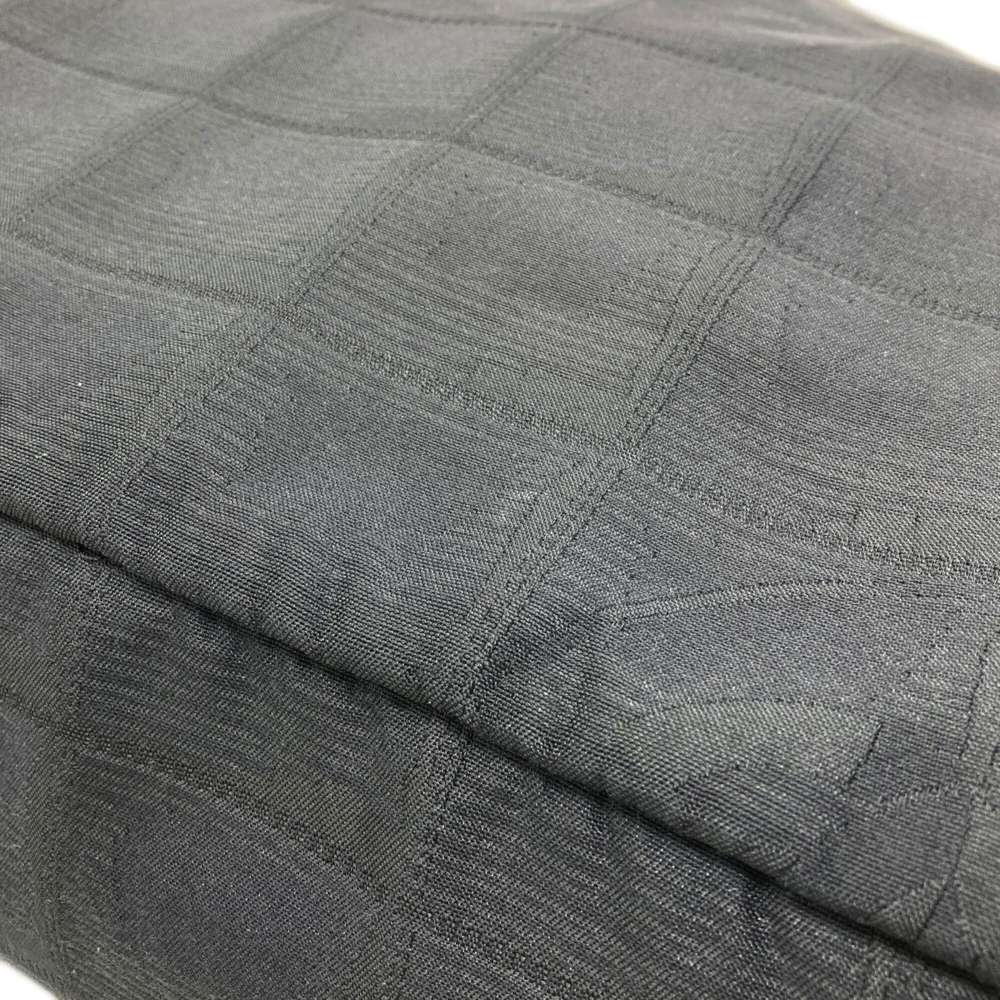 Chanel Black Nylon Jacquard Tote Bag (Pre-Owned)