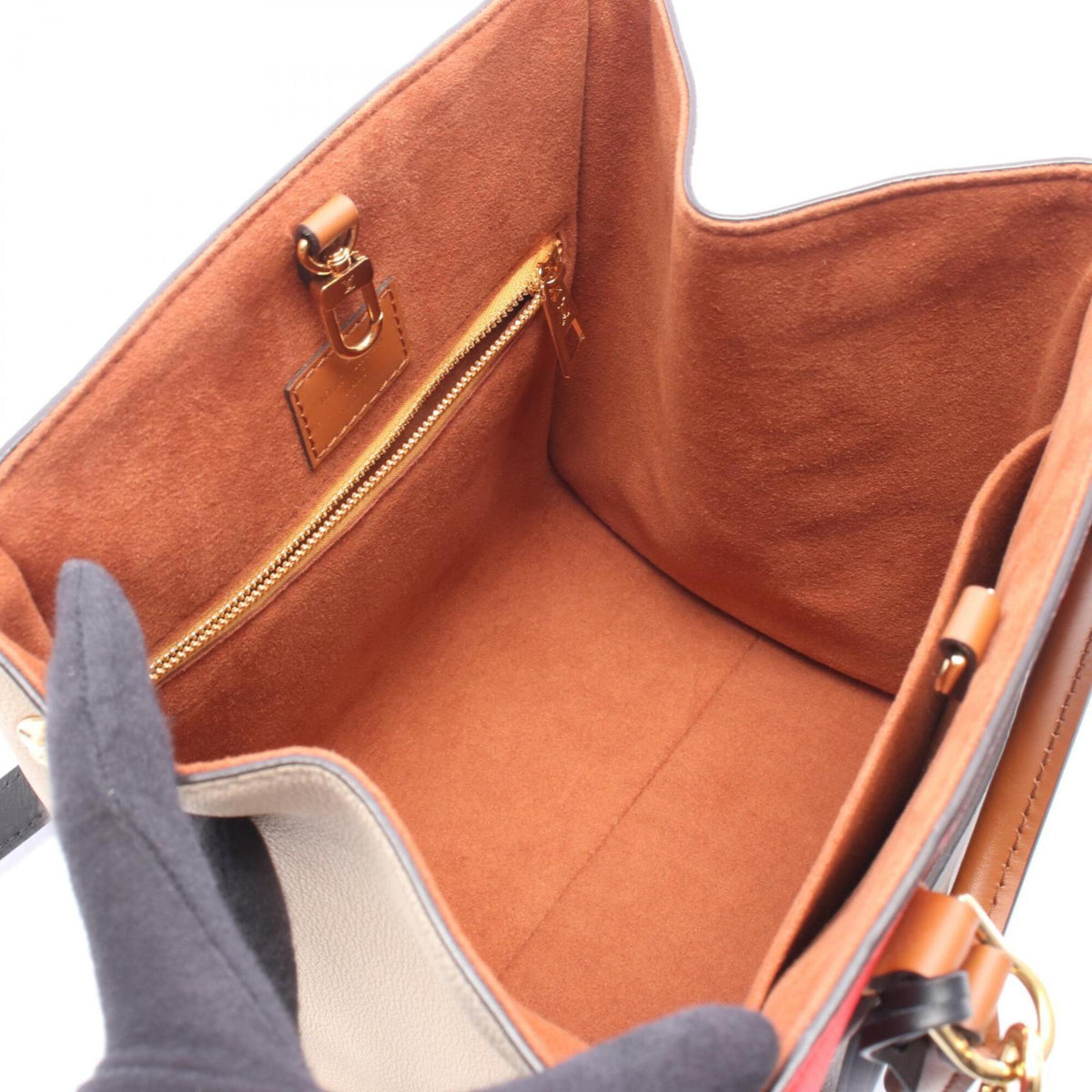 Louis Vuitton Brown Cerise Multi-Color Coated Canvas Leather Handbag Tote Bag (Pre-Owned)