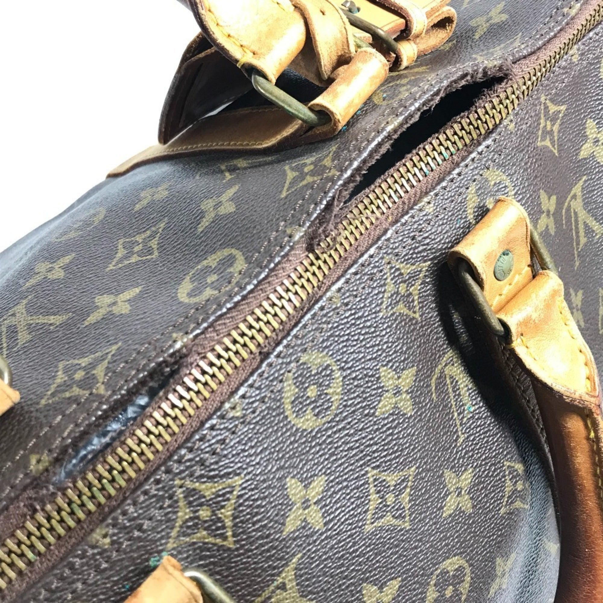 Louis Vuitton Brown Monogram Canvas Boston Bag Handbag (Pre-Owned)