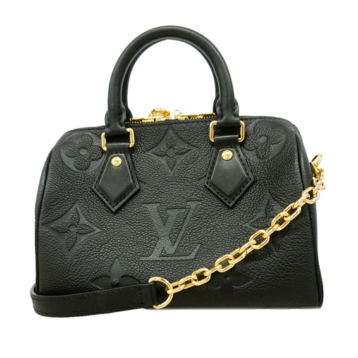 Louis Vuitton Noir Handbag (Pre-Owned)