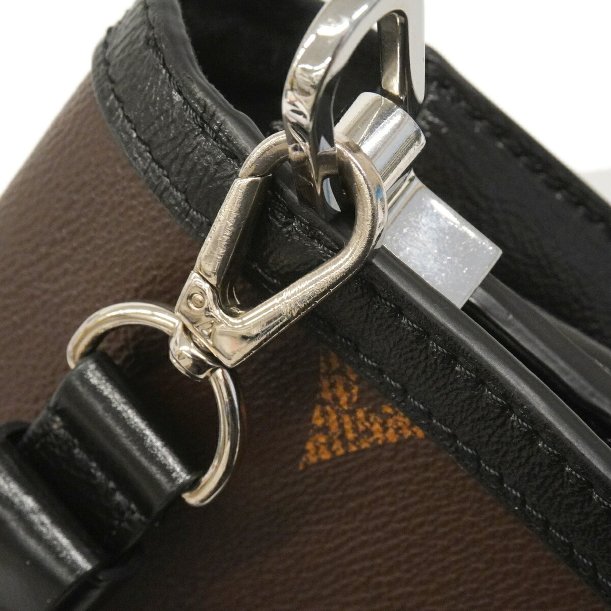 Louis Vuitton Black Brown Shoulder Bag (Pre-Owned)