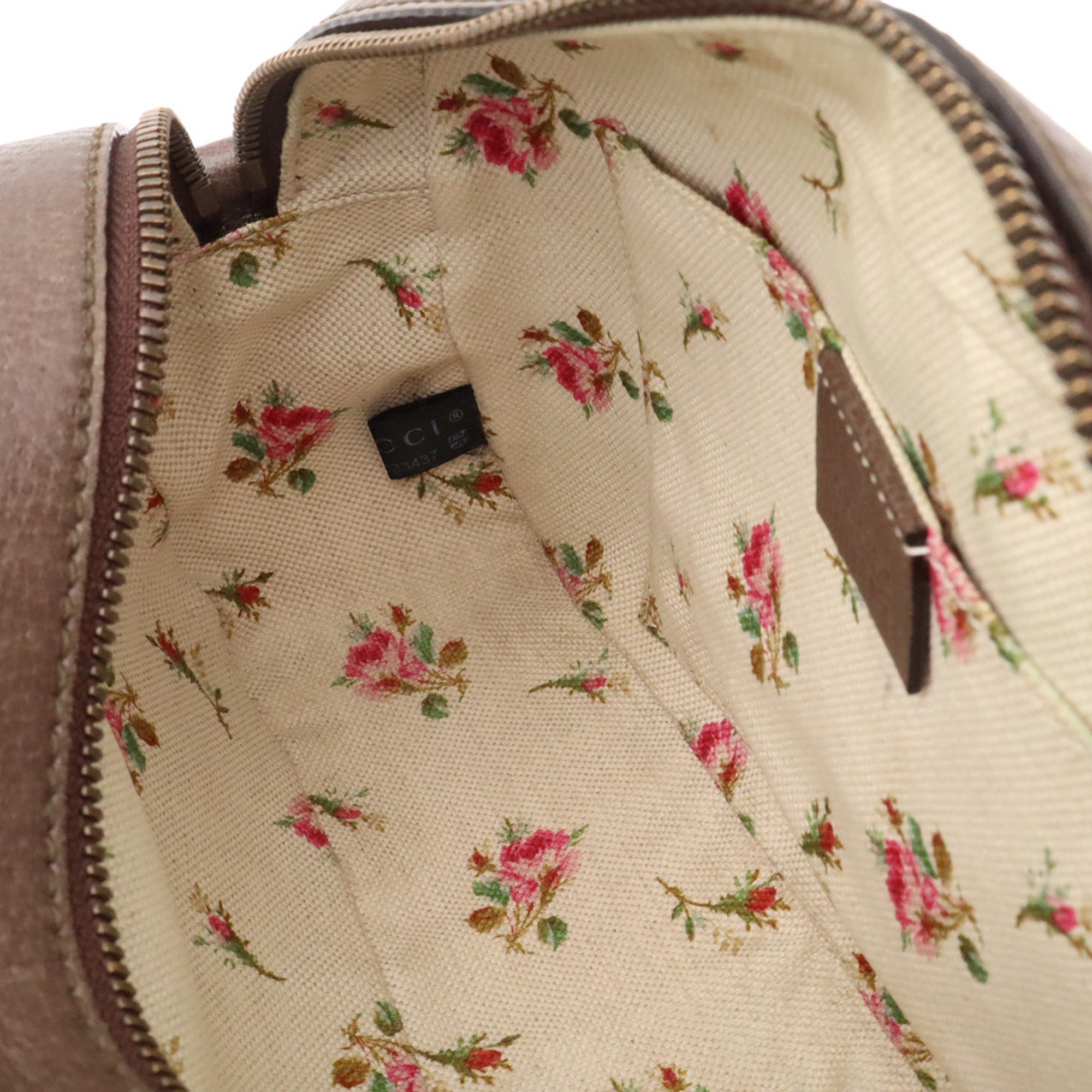 Gucci Beige Green Red Color Yellow Gg Supreme Leather Clutch Bag Handbag Shoulder Bag (Pre-Owned)