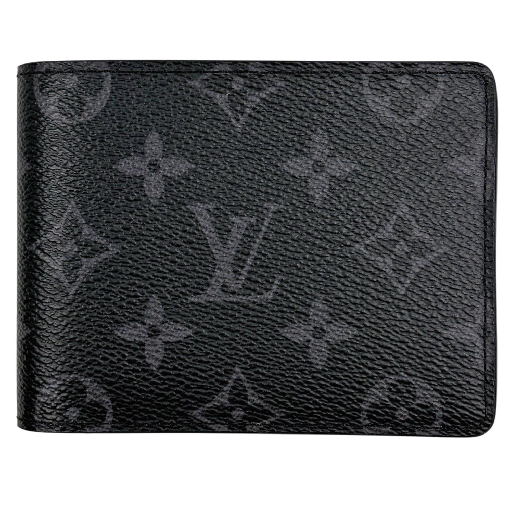 Louis Vuitton Black Monogram Eclipse Wallet (Bi-Fold) (Pre-Owned)