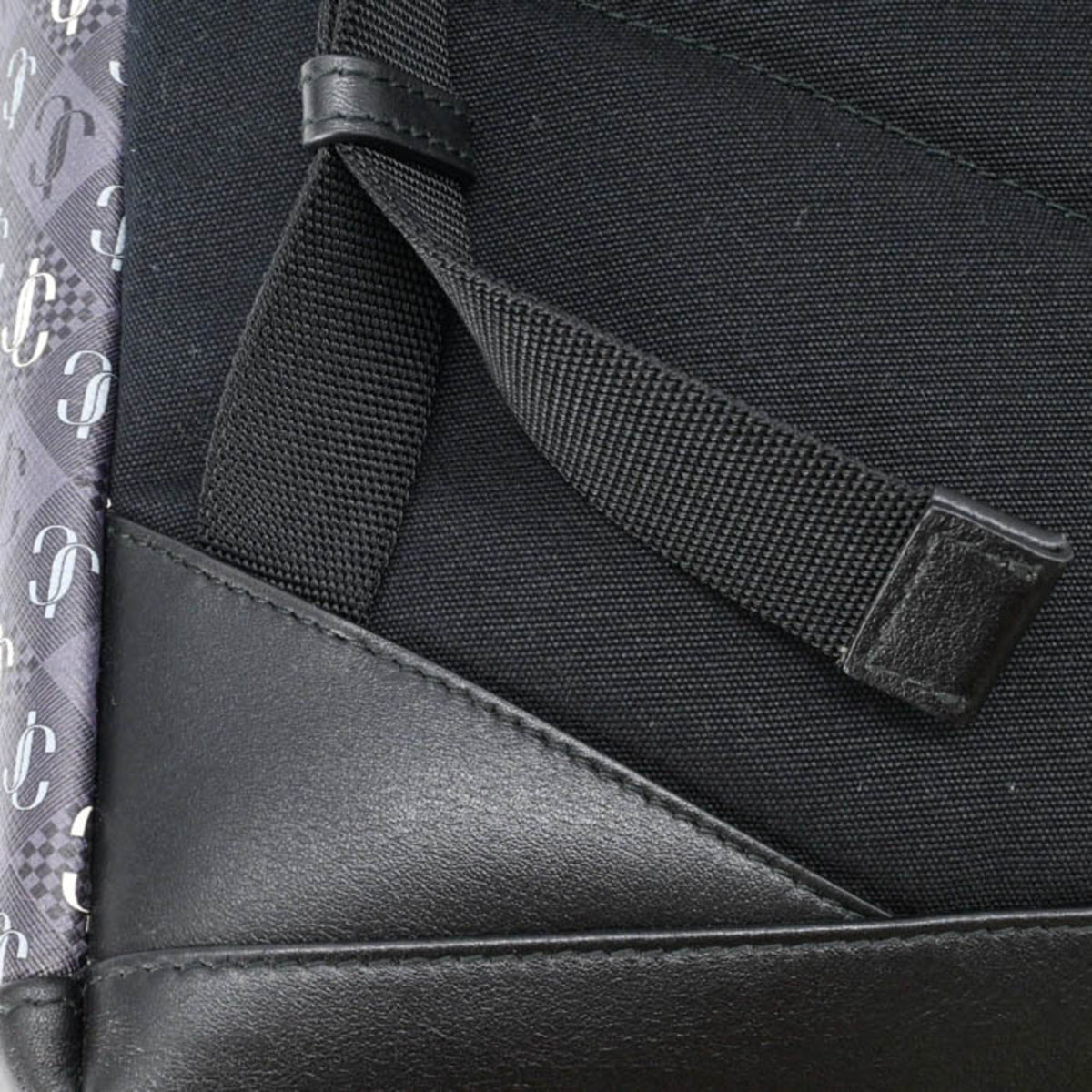 Jimmy Choo Gray Green Backpack (Pre-Owned)