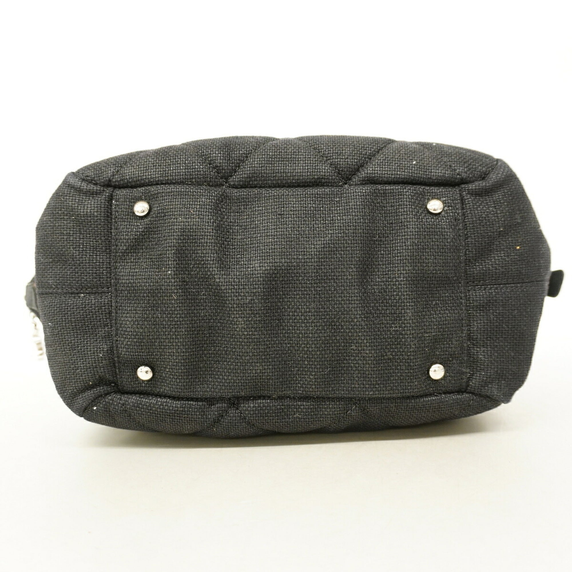 Chanel Black Tweed Tote Bag (Pre-Owned)
