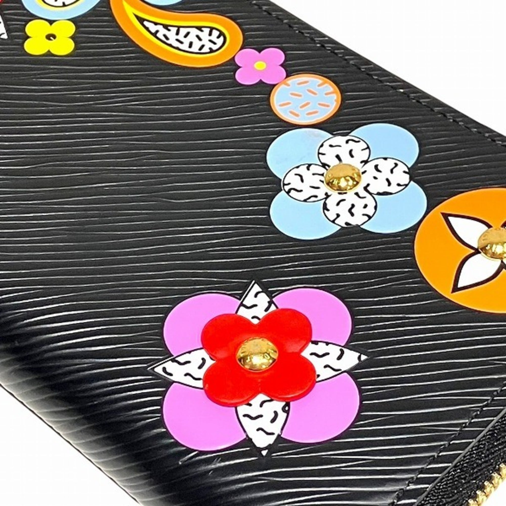 Louis Vuitton Black Noir Epi Leather Coin Purse/Coin Case (Pre-Owned)