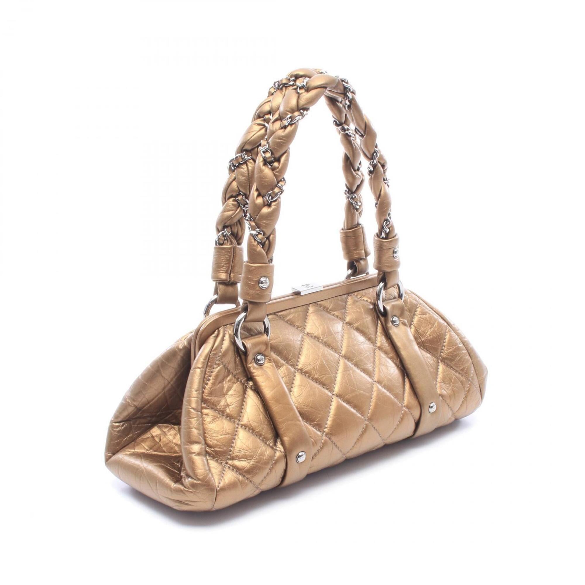 Chanel Brown Leather Handbag (Pre-Owned)