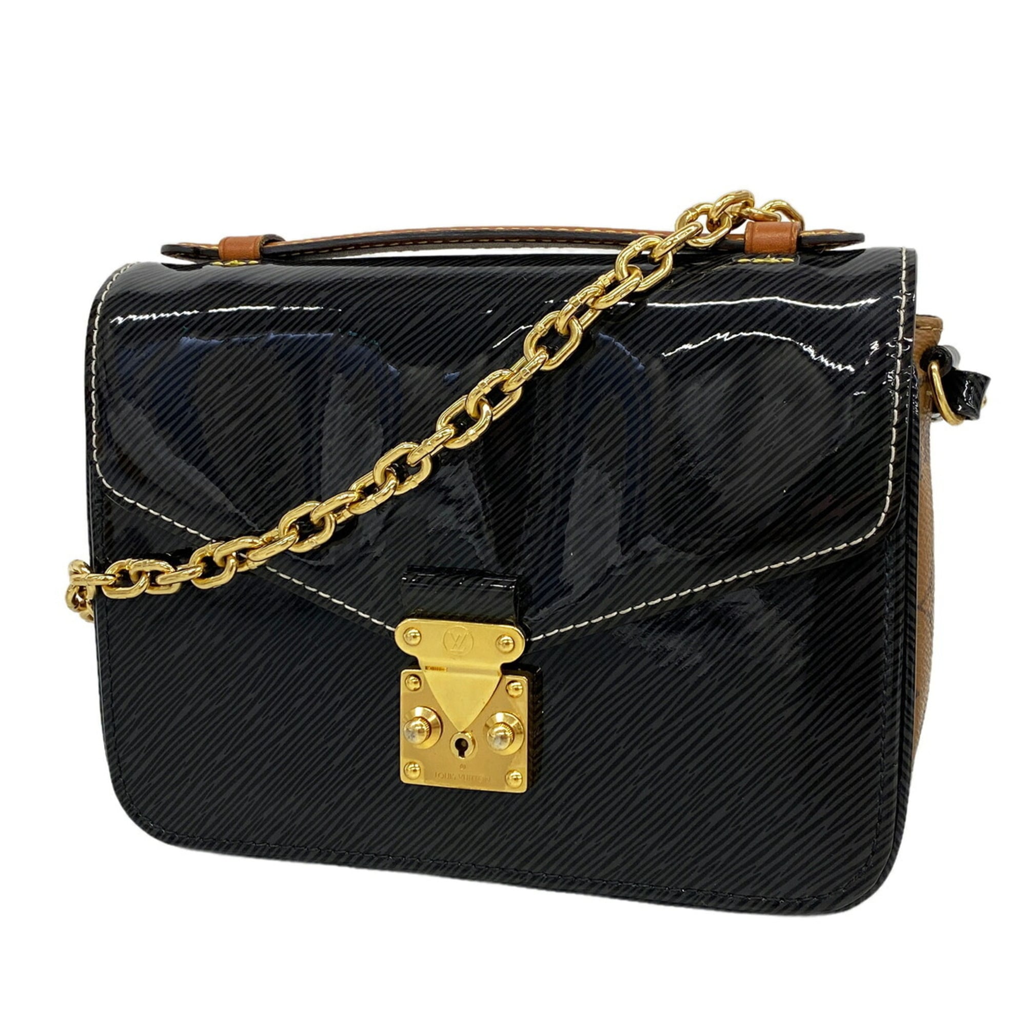Louis Vuitton Black Handbag (Pre-Owned)