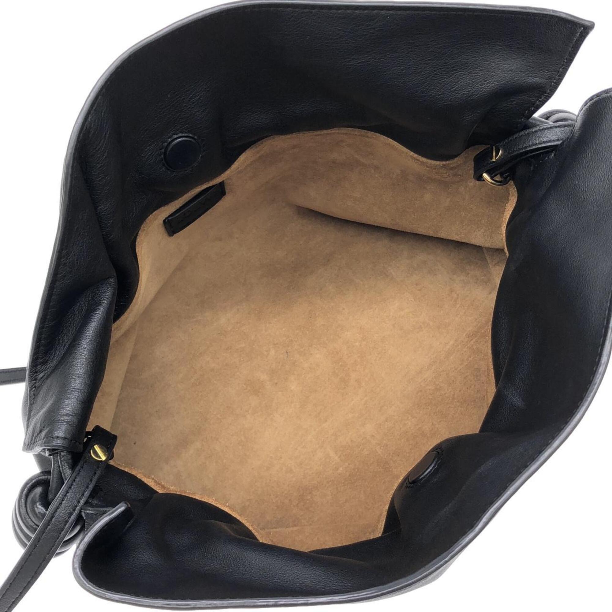 Loewe Black Leather Handbag (Pre-Owned)