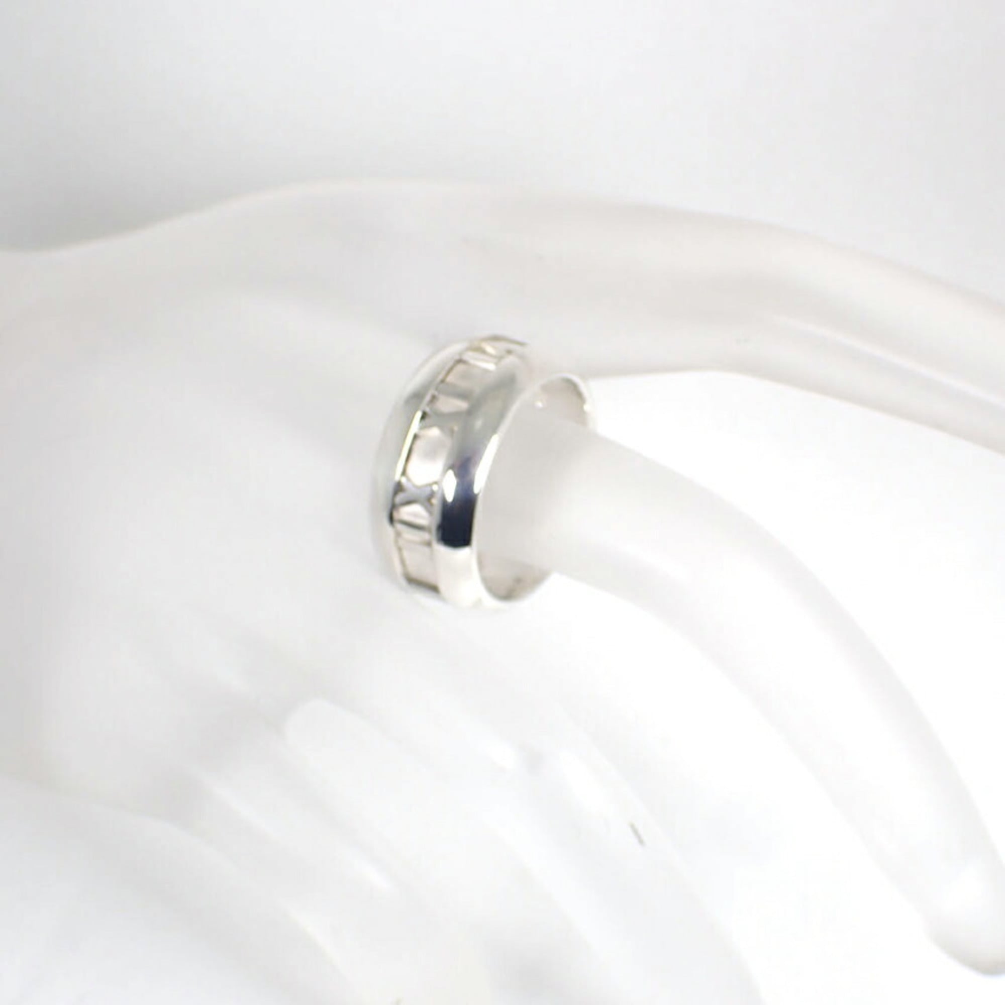 Tiffany Silver Sterling Silver 925 Band Ring (Pre-Owned)