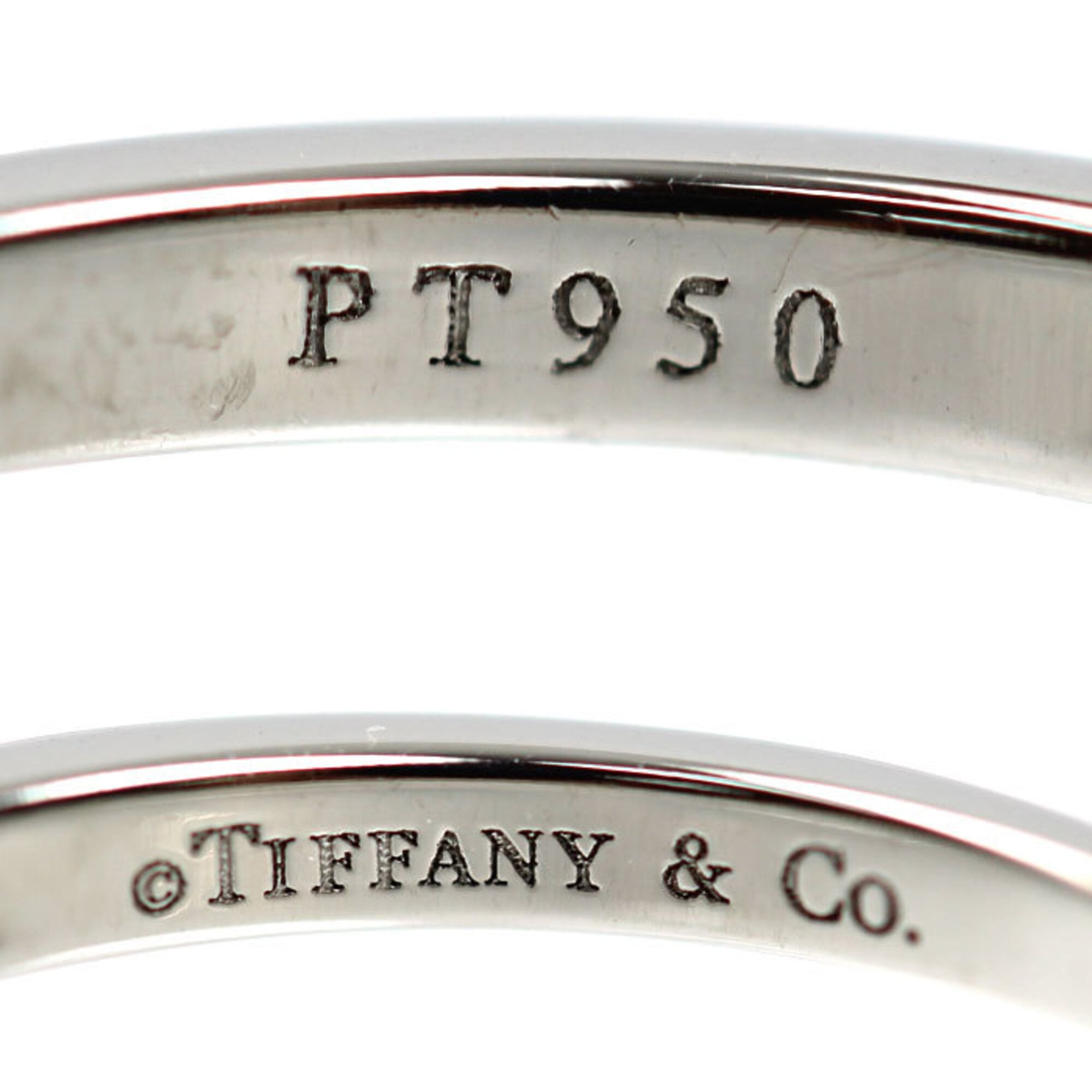 Tiffany Platinum 950 Band Ring (Pre-Owned)